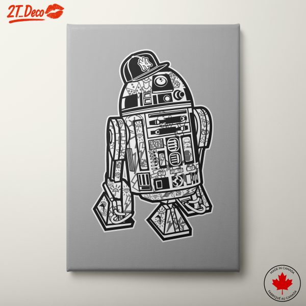 Iconic Character Art Featuring Stylish Robot Design