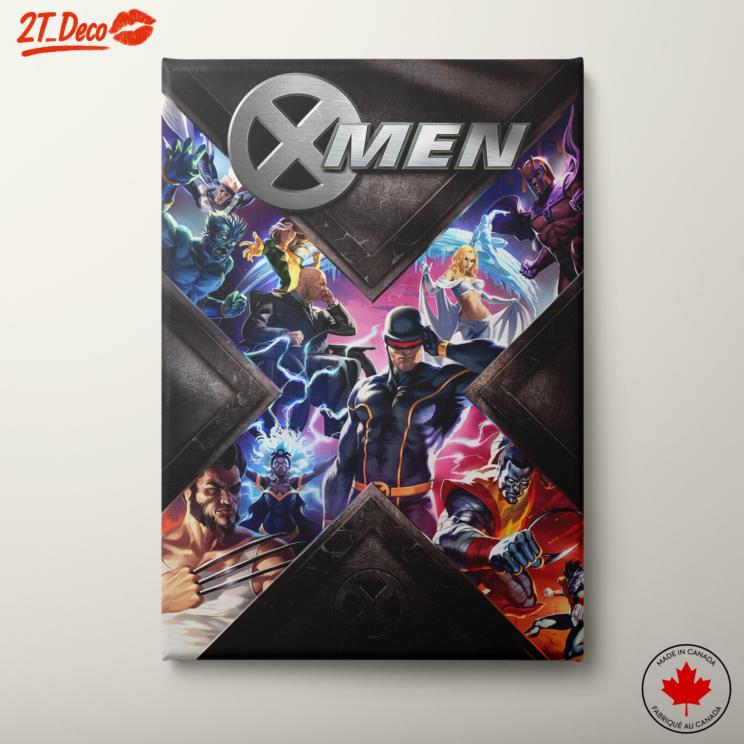 Dynamic X-Men Artwork Featuring Iconic Characters