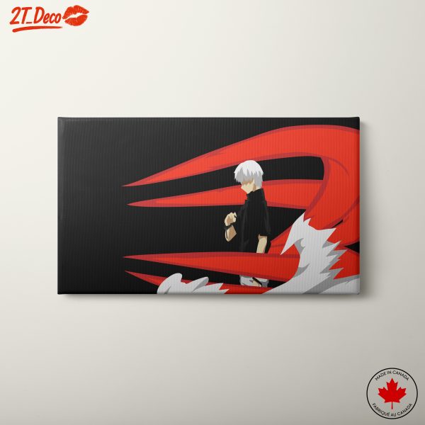 Tokyo Ghoul Character Art with Red Accents