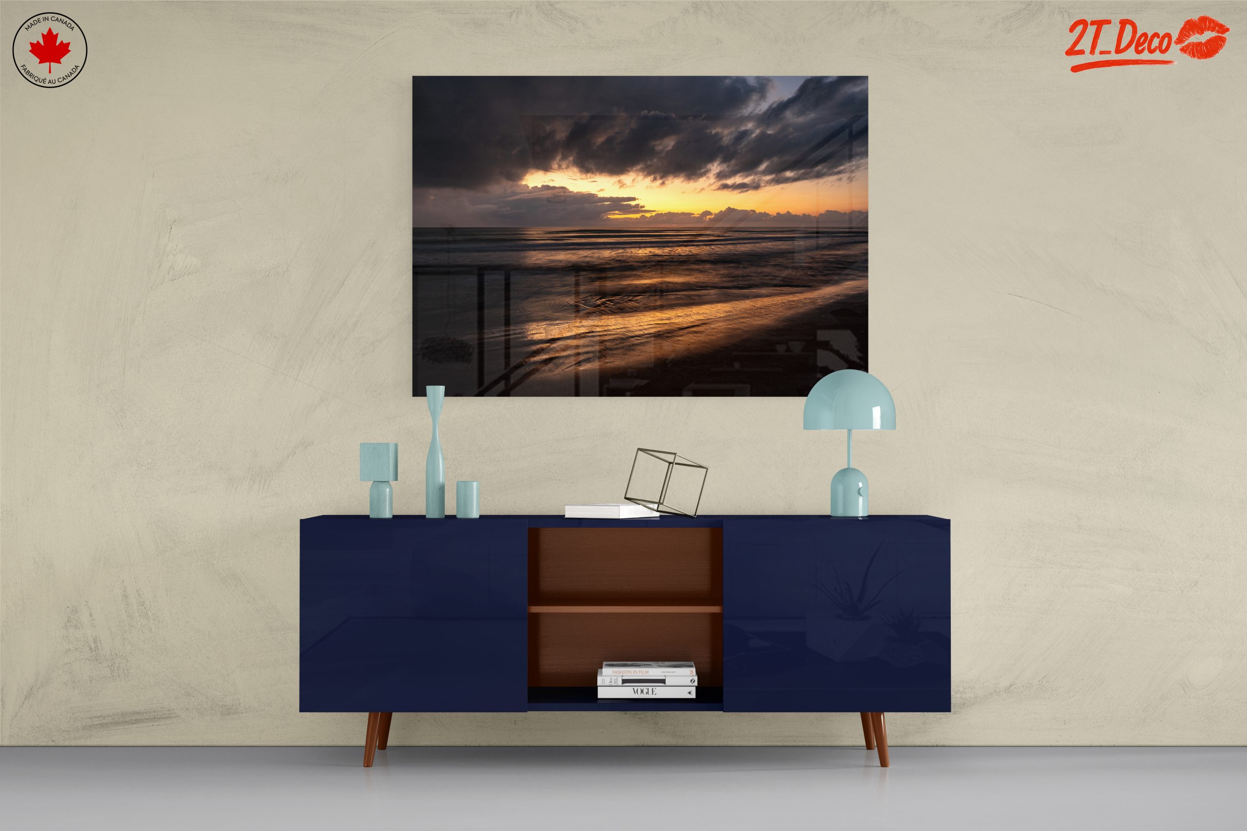 Tranquil Beach Sunset Landscape - Image 8