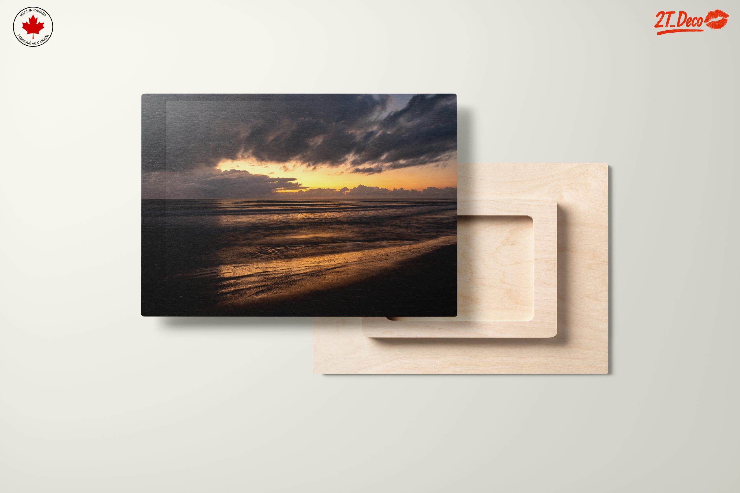 Tranquil Beach Sunset Landscape - Image 11