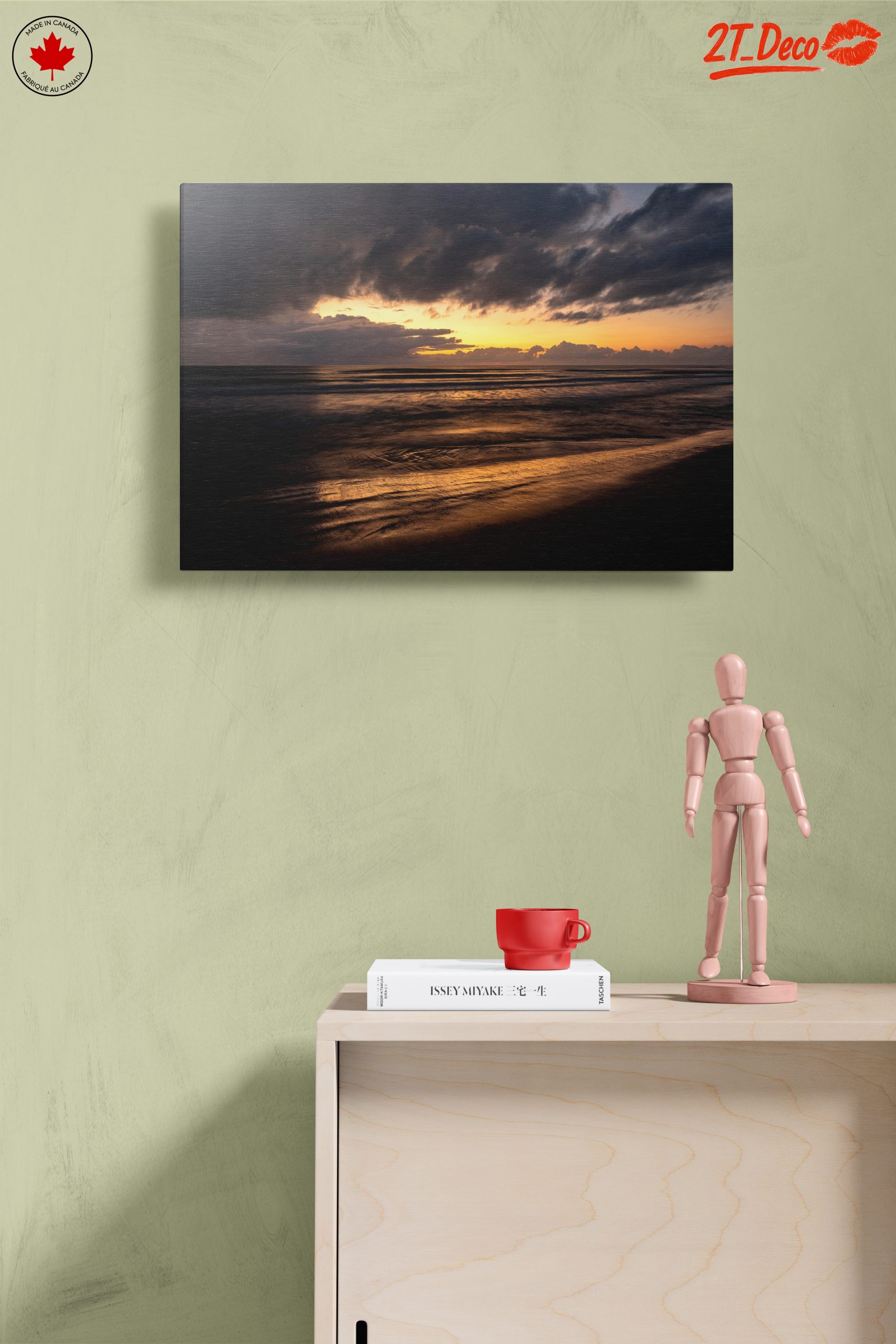 Tranquil Beach Sunset Landscape - Image 14