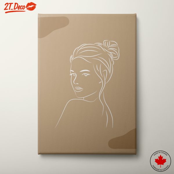 Minimalist Female Figure Art