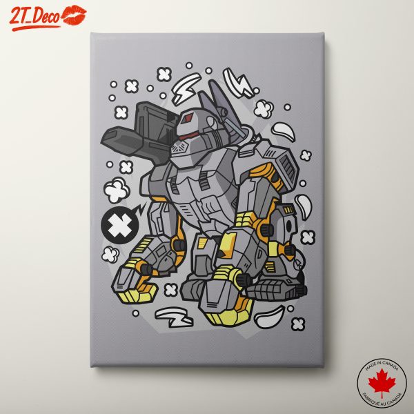 Futuristic Mecha Character Art