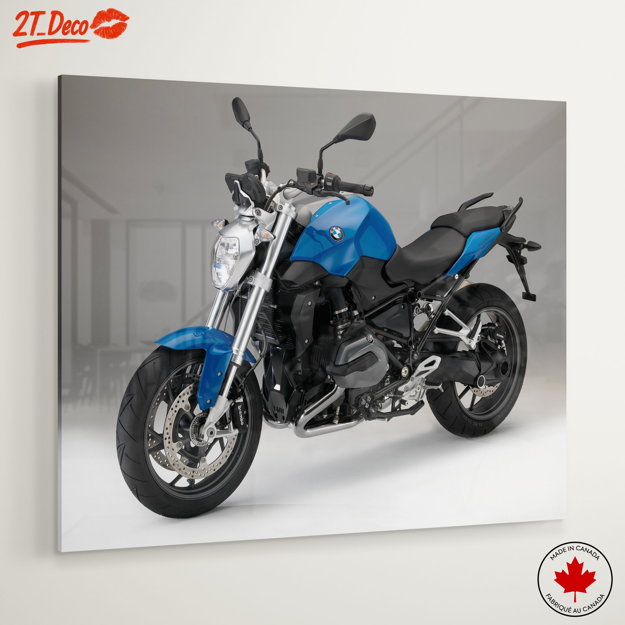 Stylish Motorcycle Wall Art - Image 6