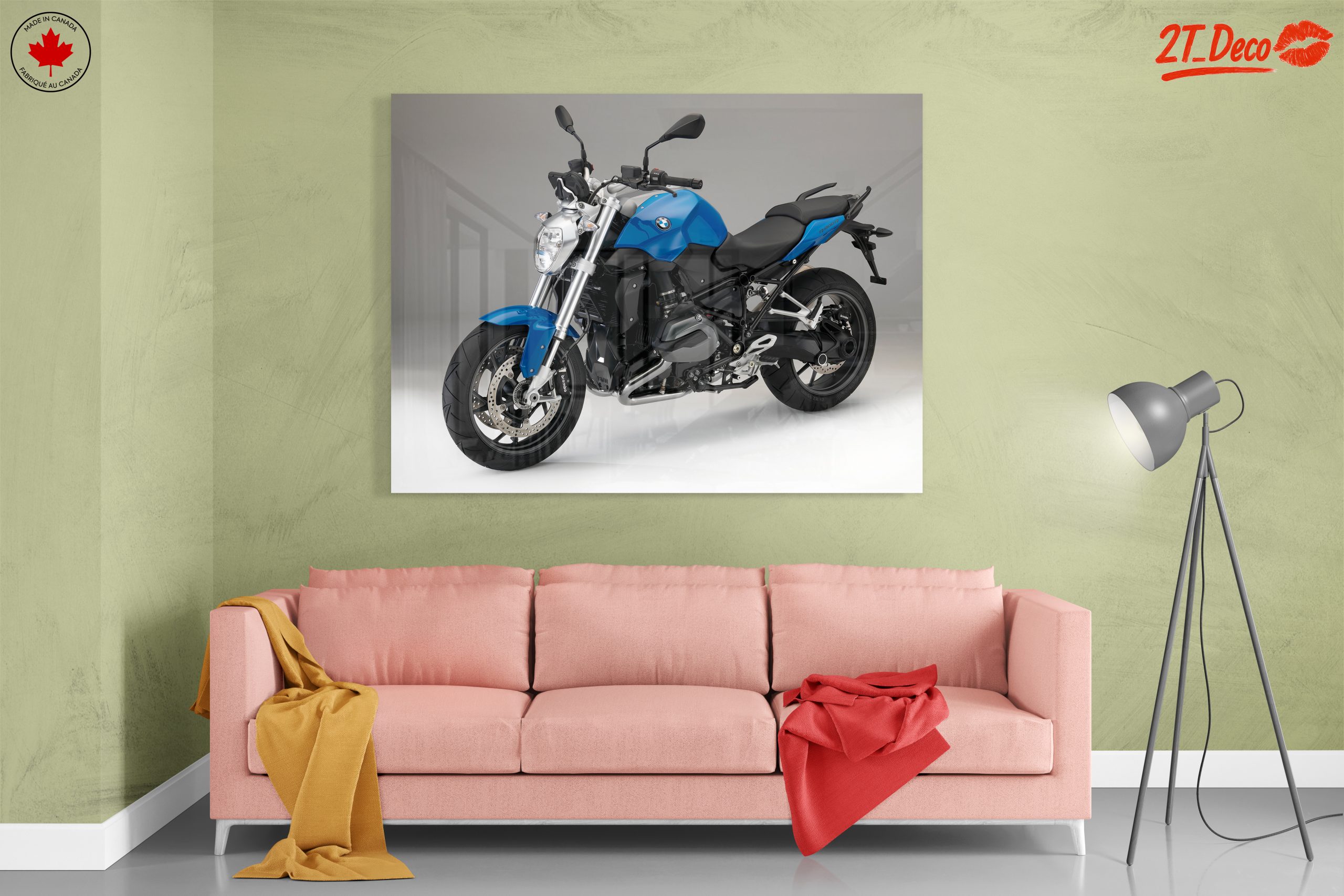 Stylish Motorcycle Wall Art - Image 7