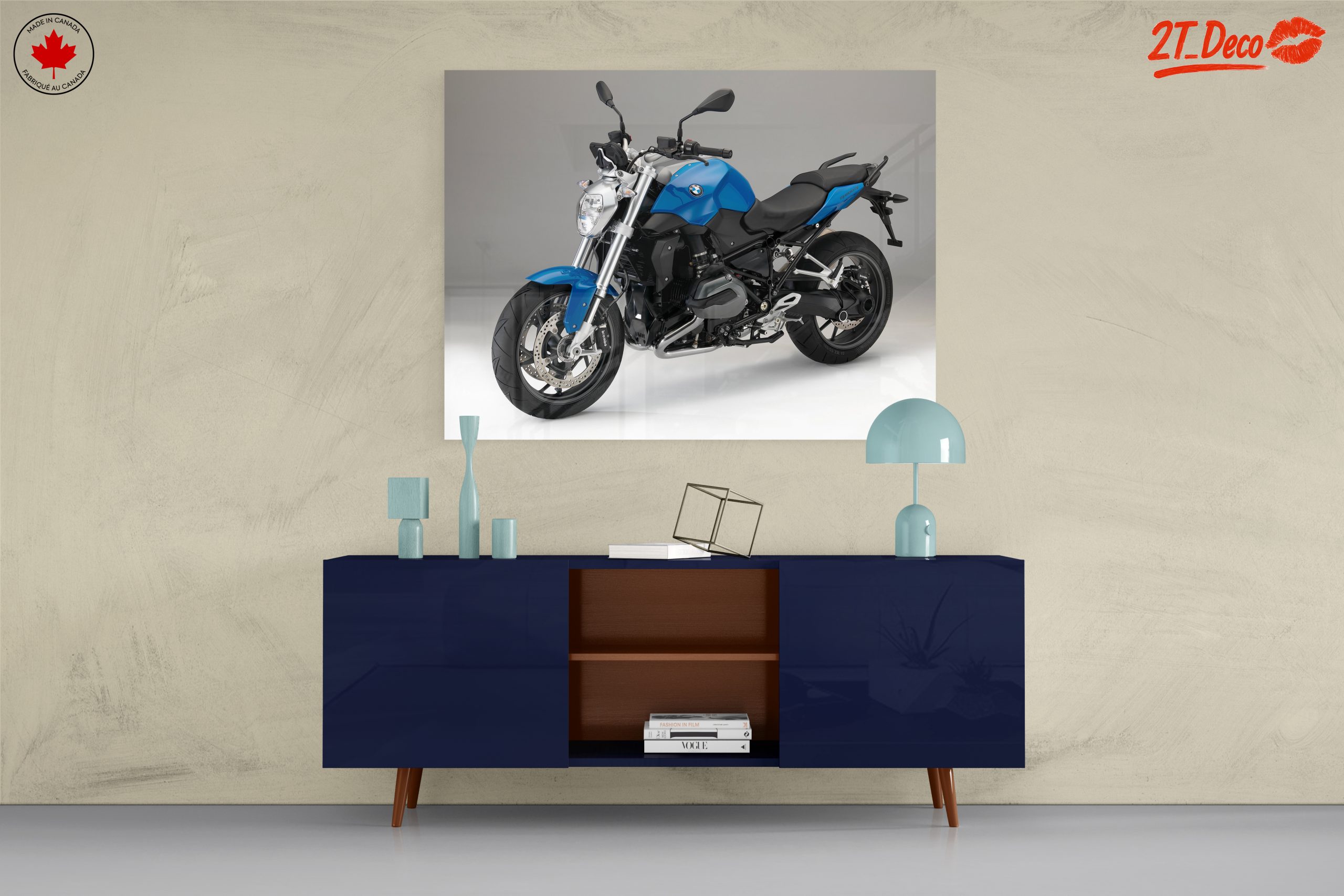 Stylish Motorcycle Wall Art - Image 8