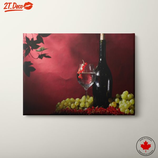 Elegant Wine Bottle Still Life
