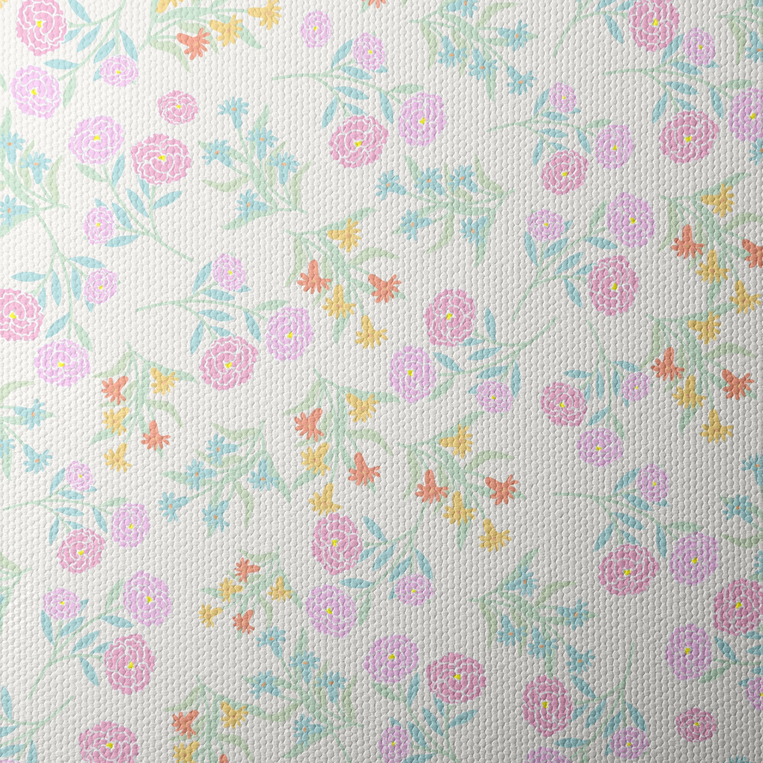 Delicate Floral Pattern in Soft Pastels - Image 4