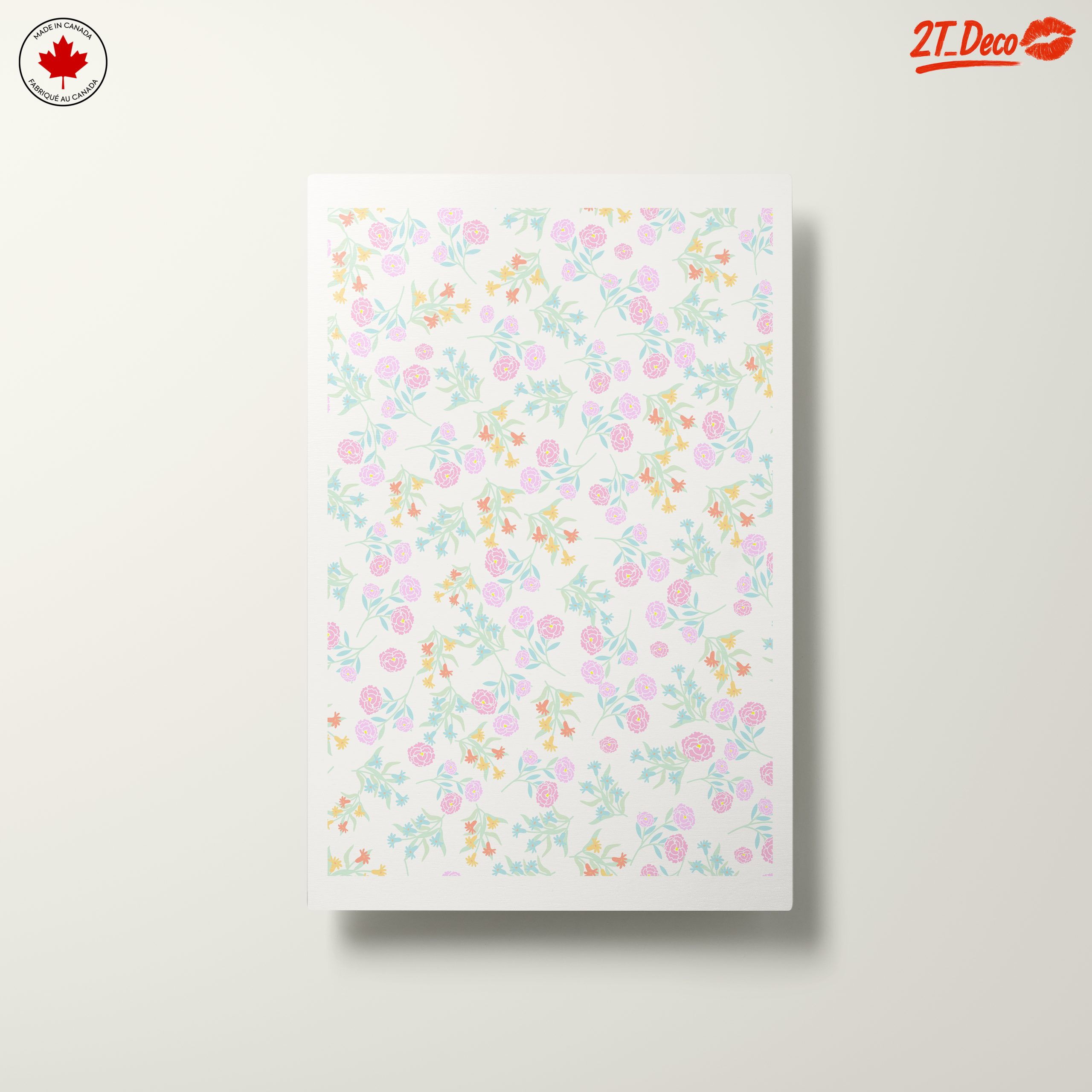 Delicate Floral Pattern in Soft Pastels - Image 10