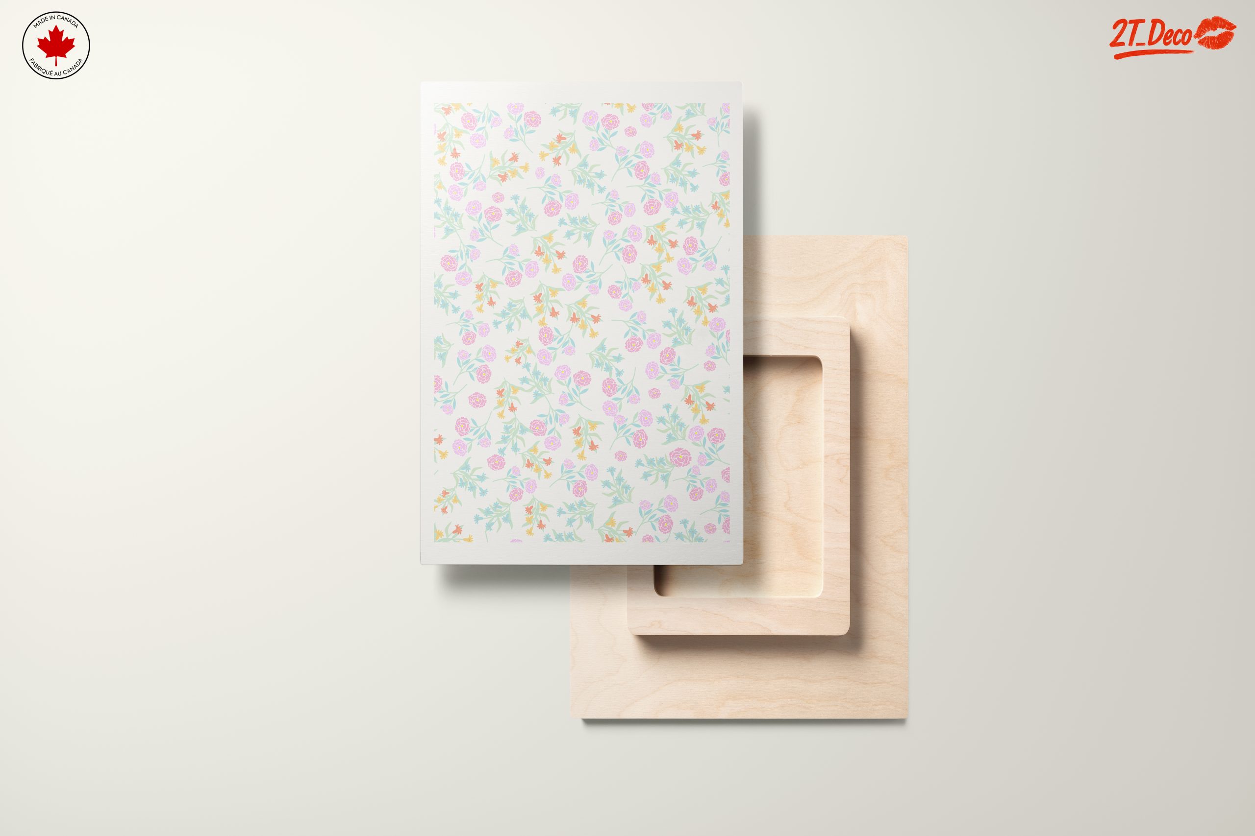 Delicate Floral Pattern in Soft Pastels - Image 11