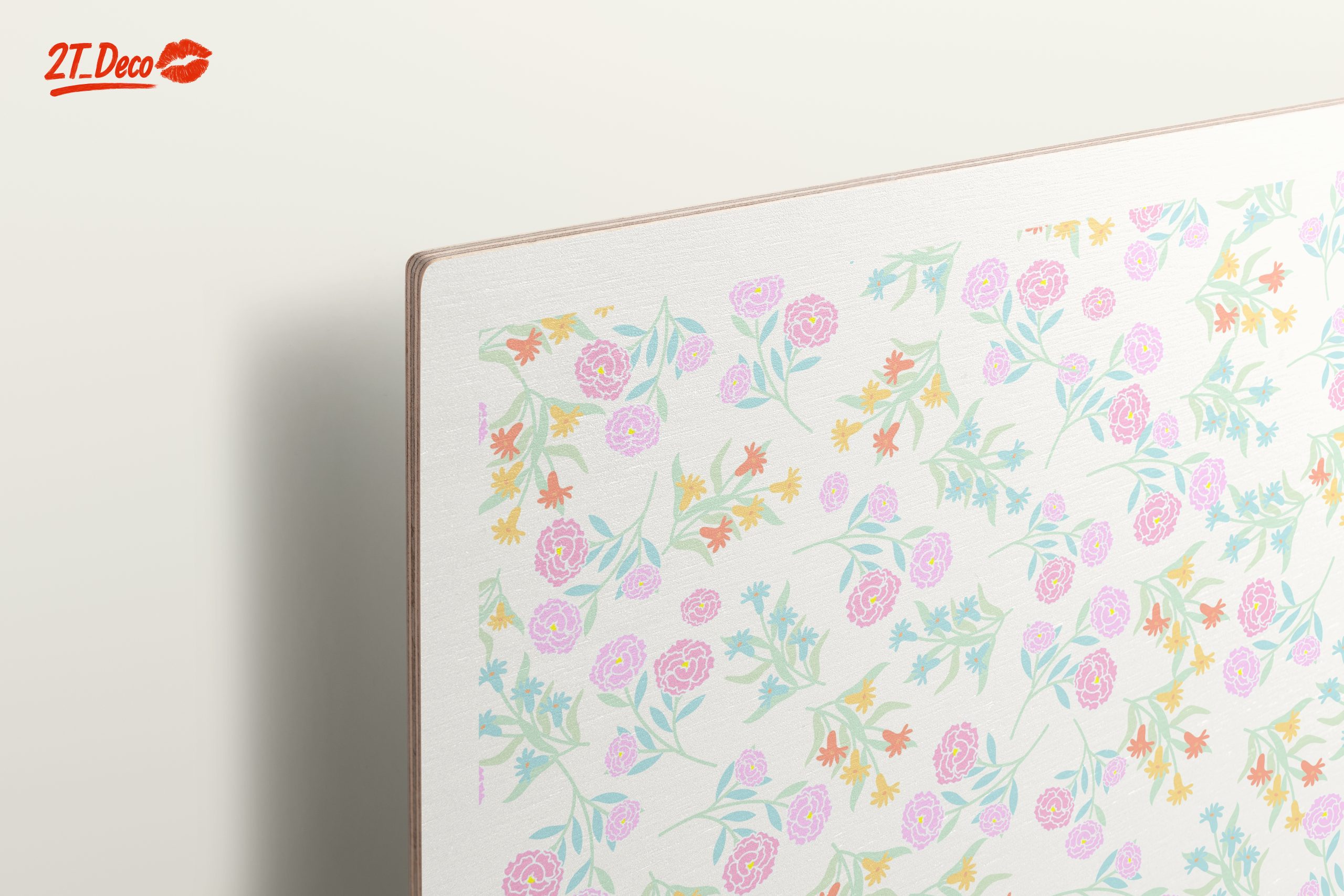 Delicate Floral Pattern in Soft Pastels - Image 15