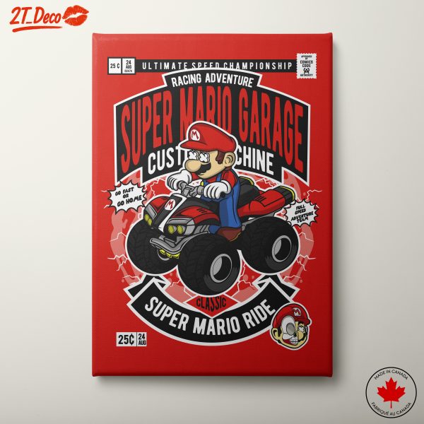 Super Mario Garage Racing Adventure Artwork