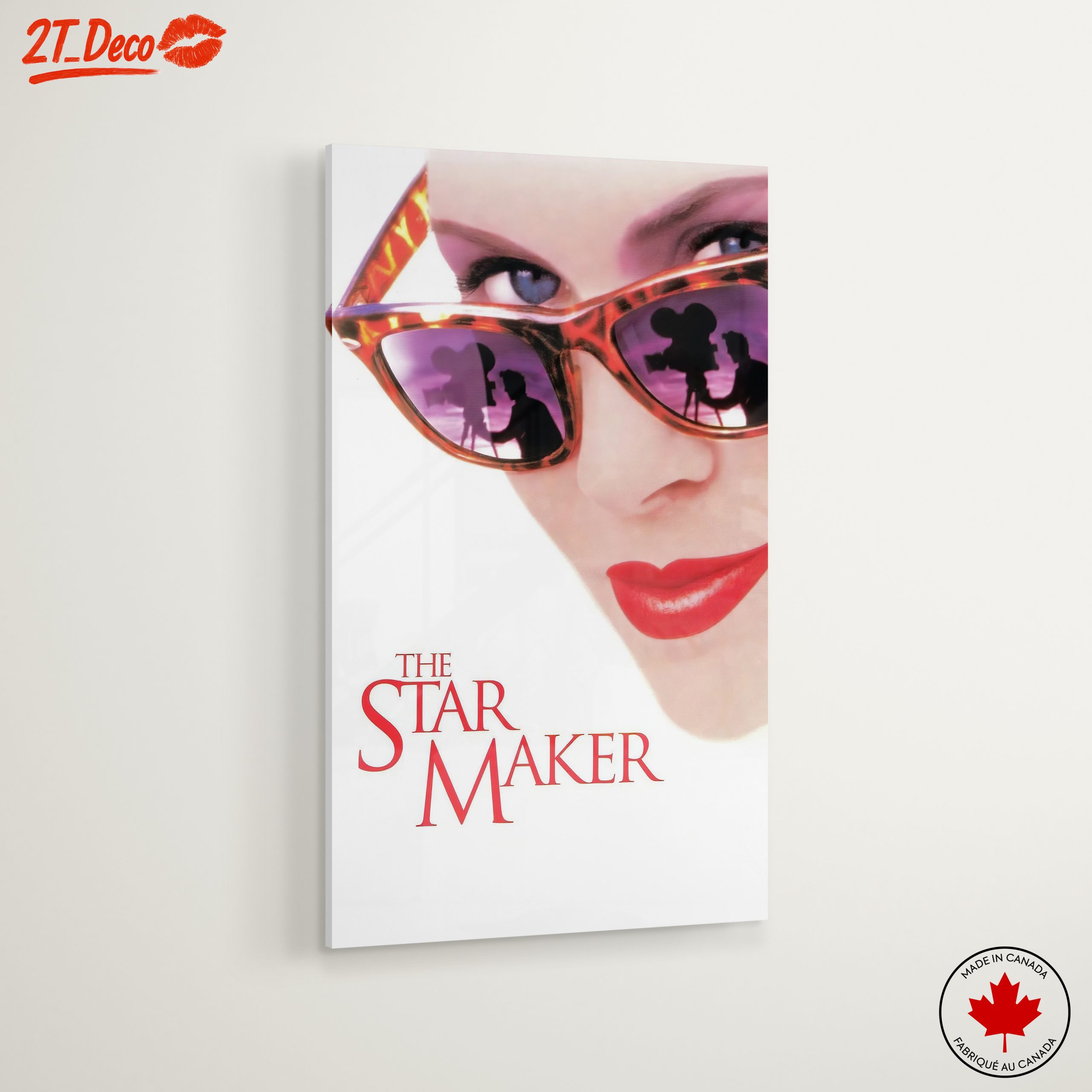 Stylish Cinema Inspired Artwork Featuring Glamorous Portrait - Image 6