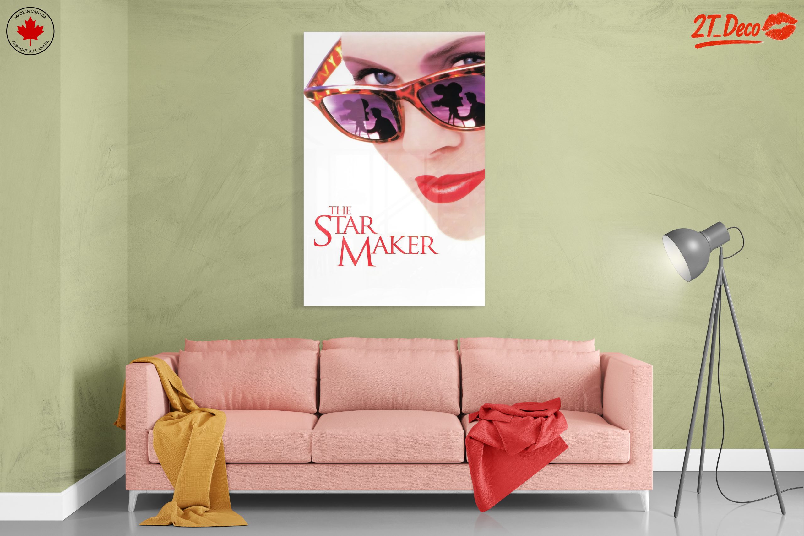 Stylish Cinema Inspired Artwork Featuring Glamorous Portrait - Image 7