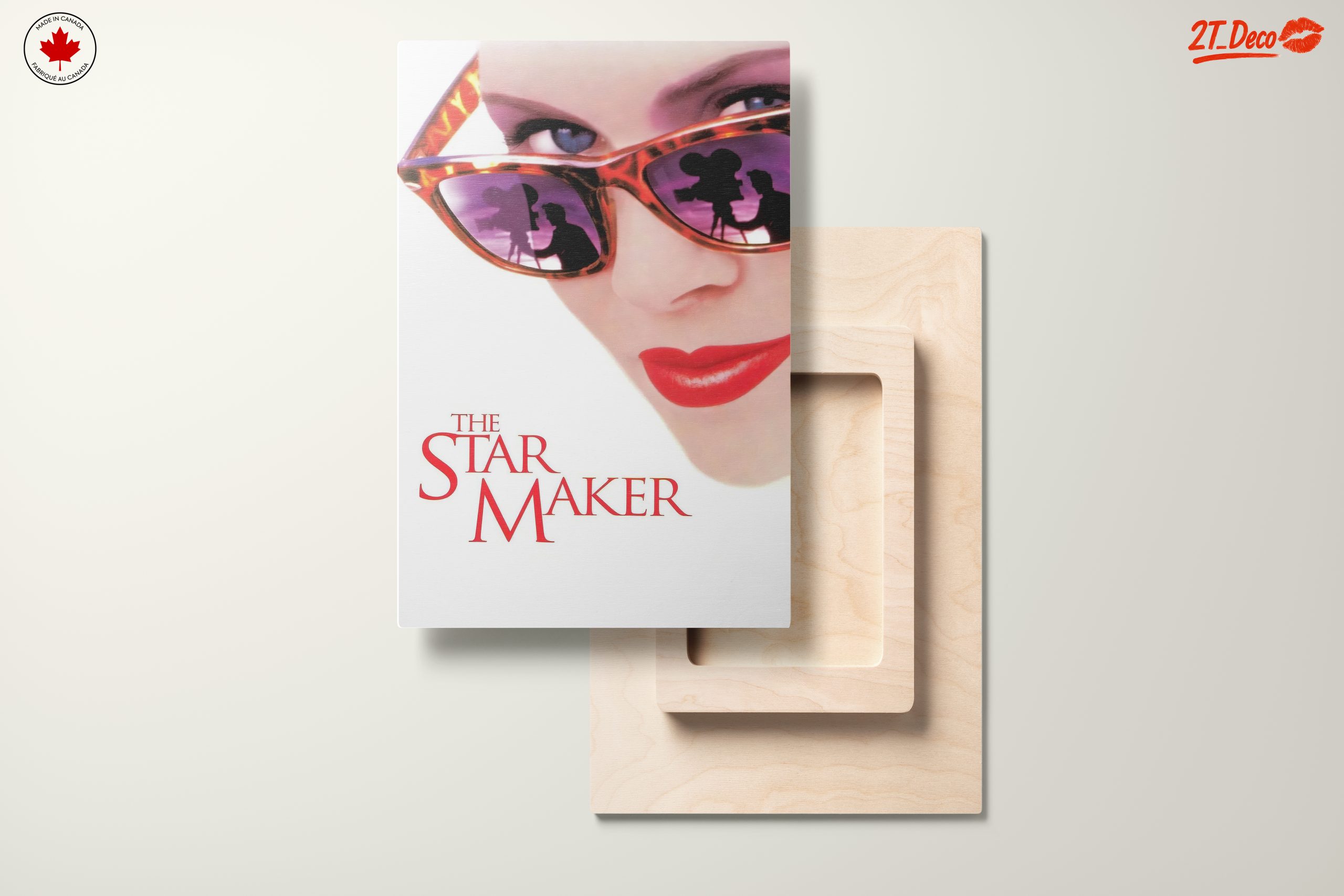 Stylish Cinema Inspired Artwork Featuring Glamorous Portrait - Image 11