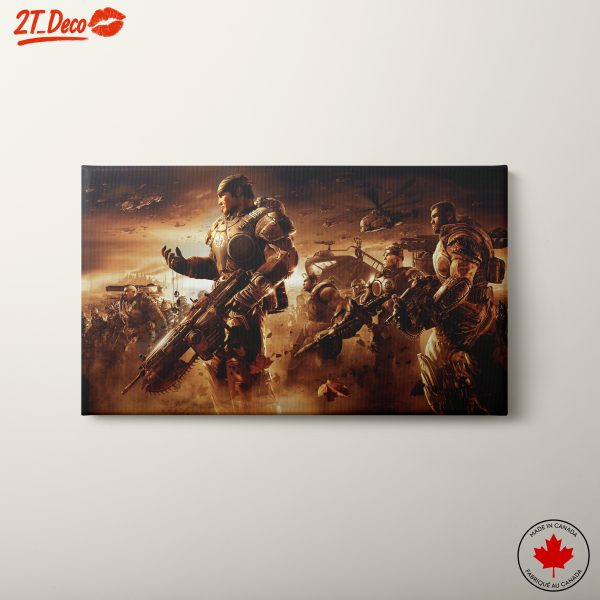 Gears of War Inspired Action Art