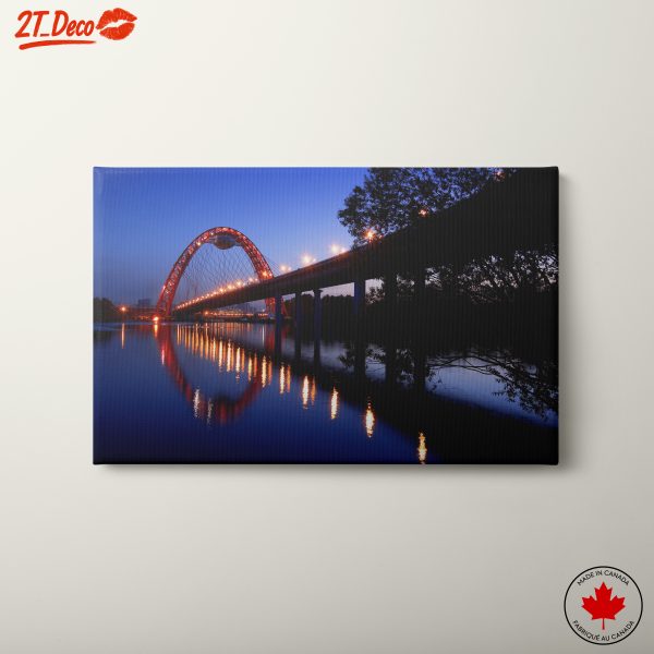 Stunning Night View of a Bridge