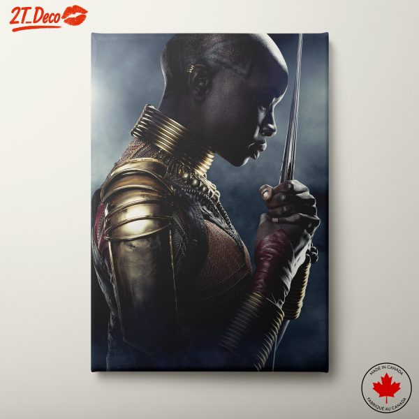 Empowered Black Female Warrior Art