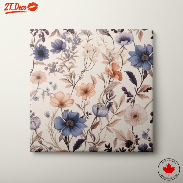 Delicate Botanical Floral Artwork
