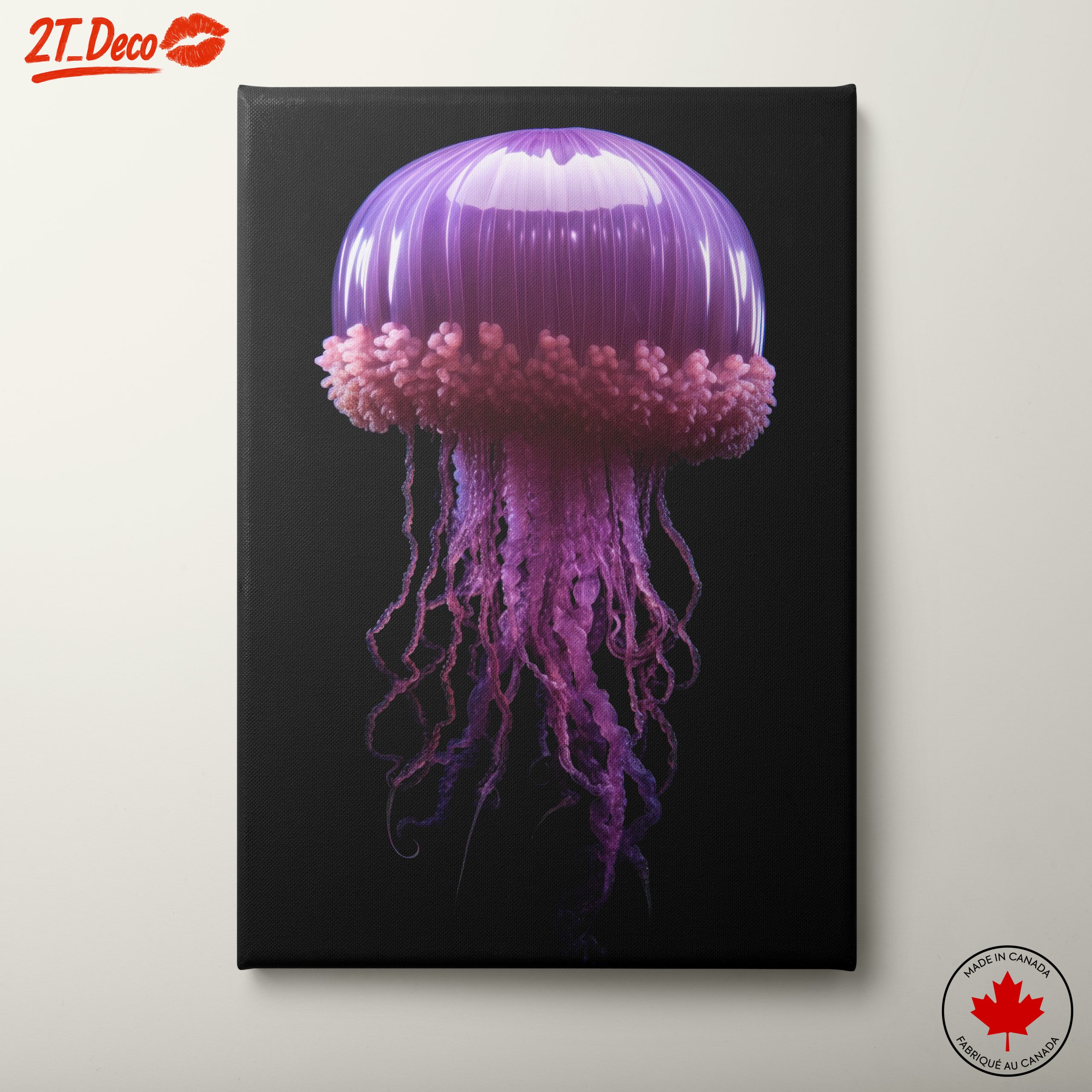 Vibrant Jellyfish Marine Life