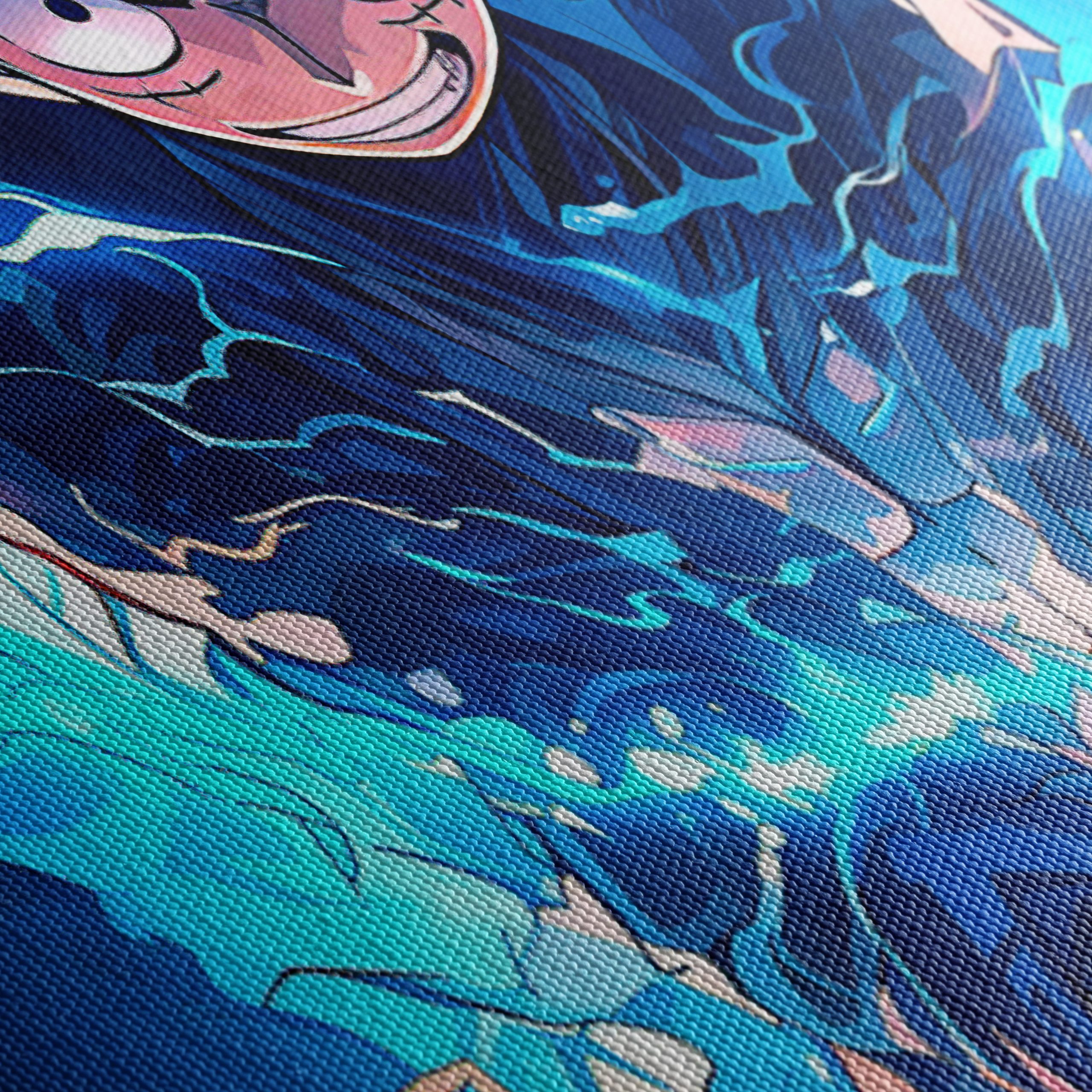 Luffy From One Piece Stormy Sea Artwork - Image 5