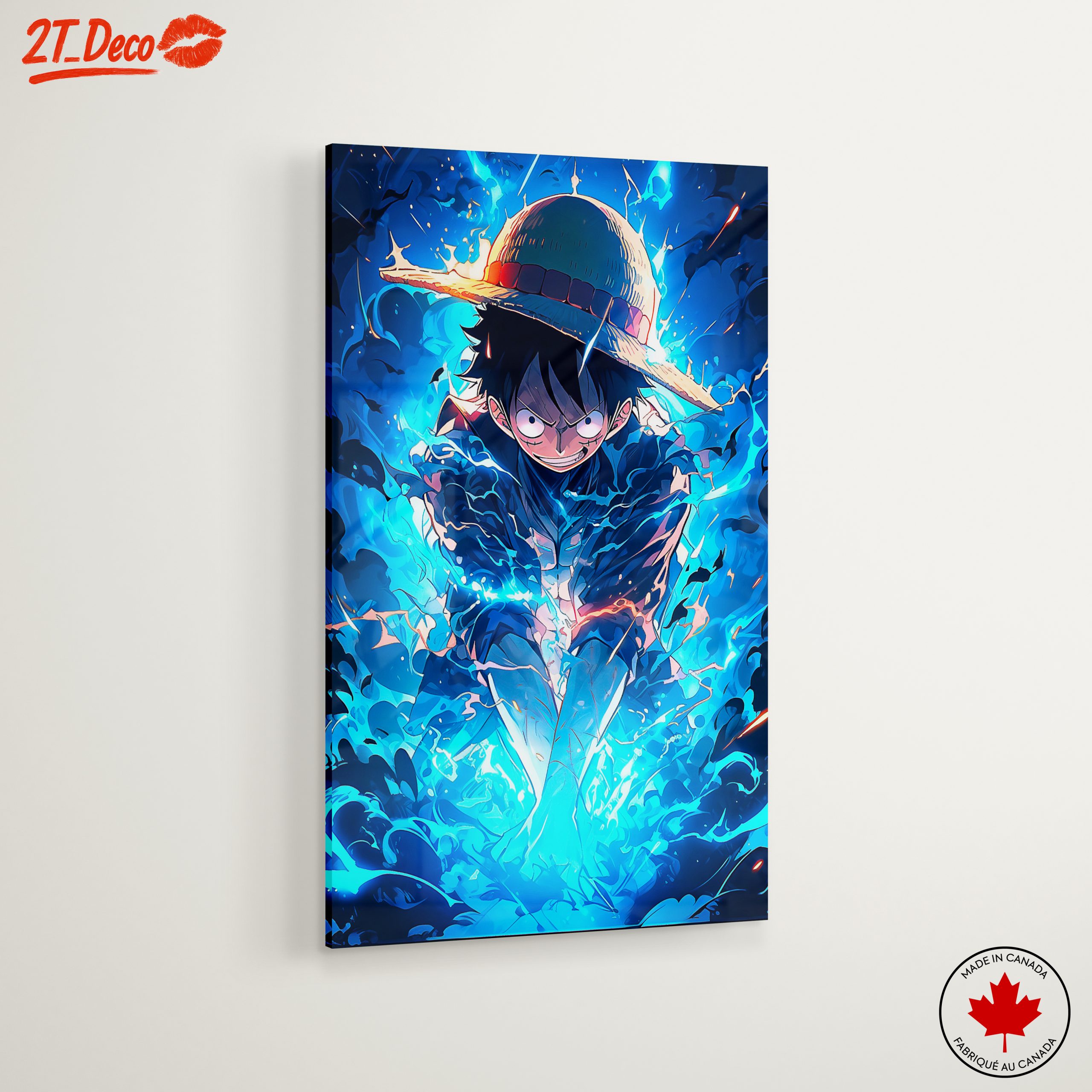 Luffy From One Piece Stormy Sea Artwork - Image 6