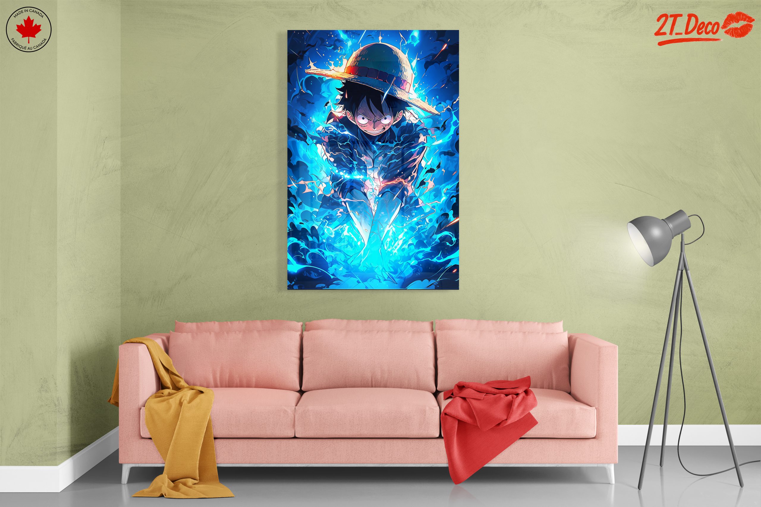 Luffy From One Piece Stormy Sea Artwork - Image 7