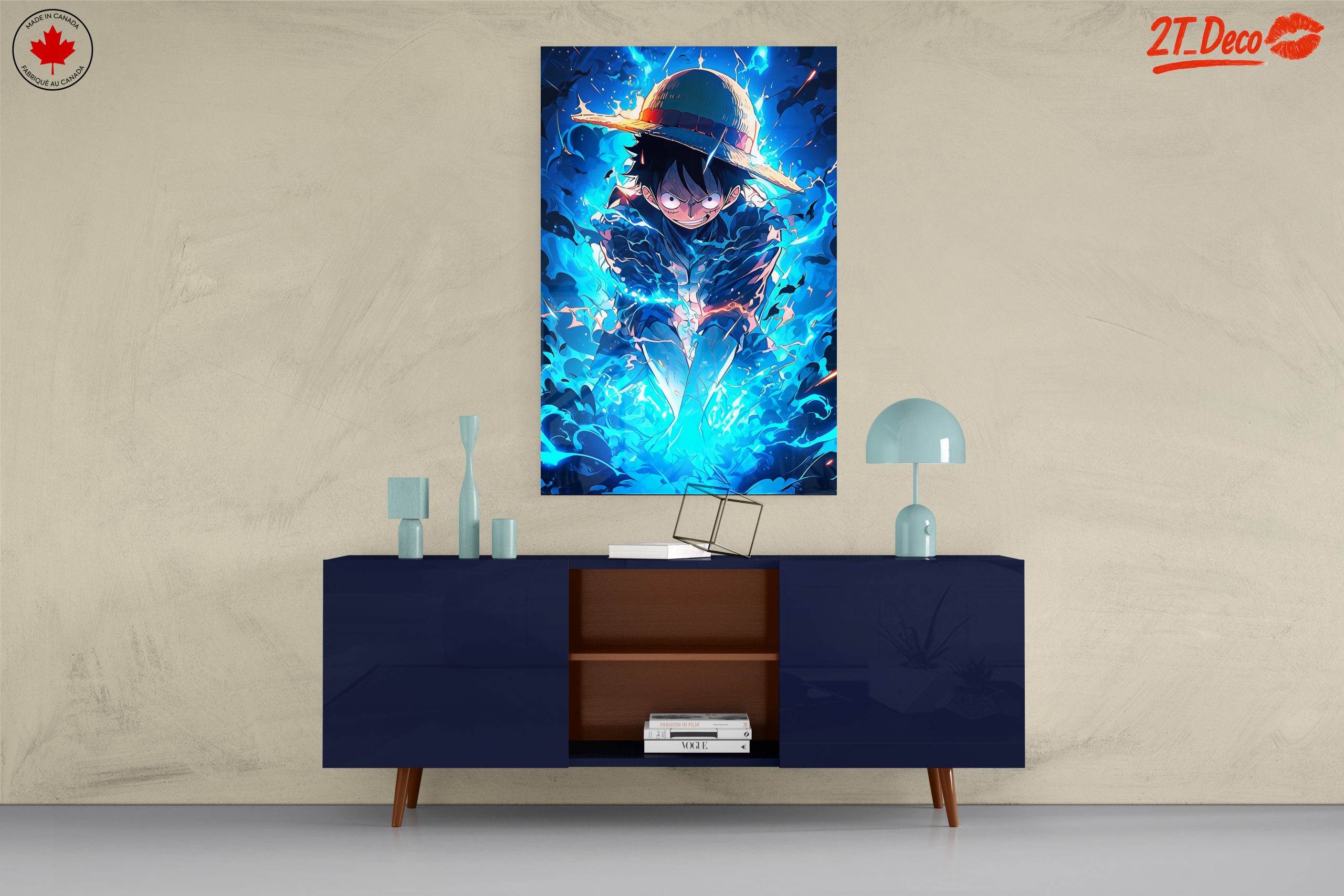 Luffy From One Piece Stormy Sea Artwork - Image 8