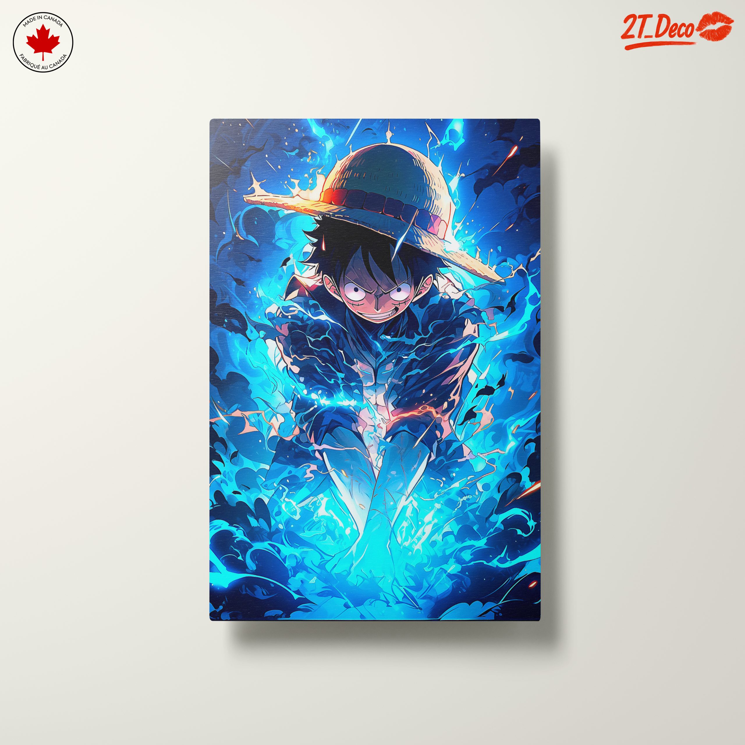 Luffy From One Piece Stormy Sea Artwork - Image 10