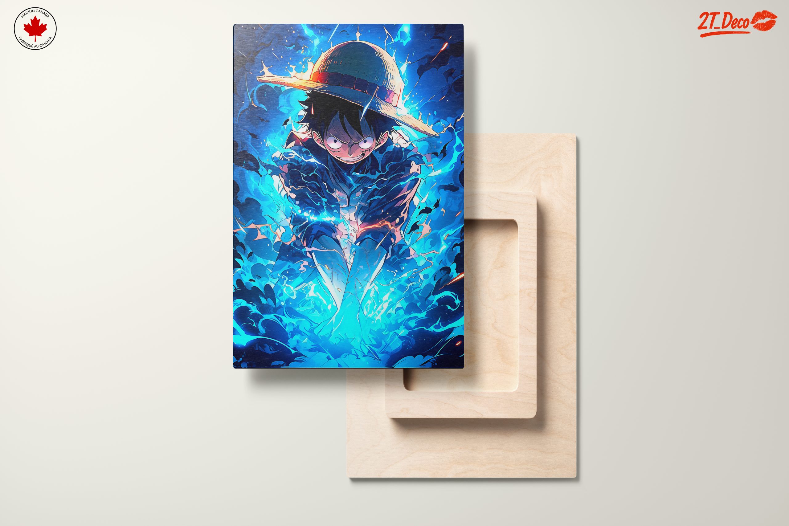 Luffy From One Piece Stormy Sea Artwork - Image 11