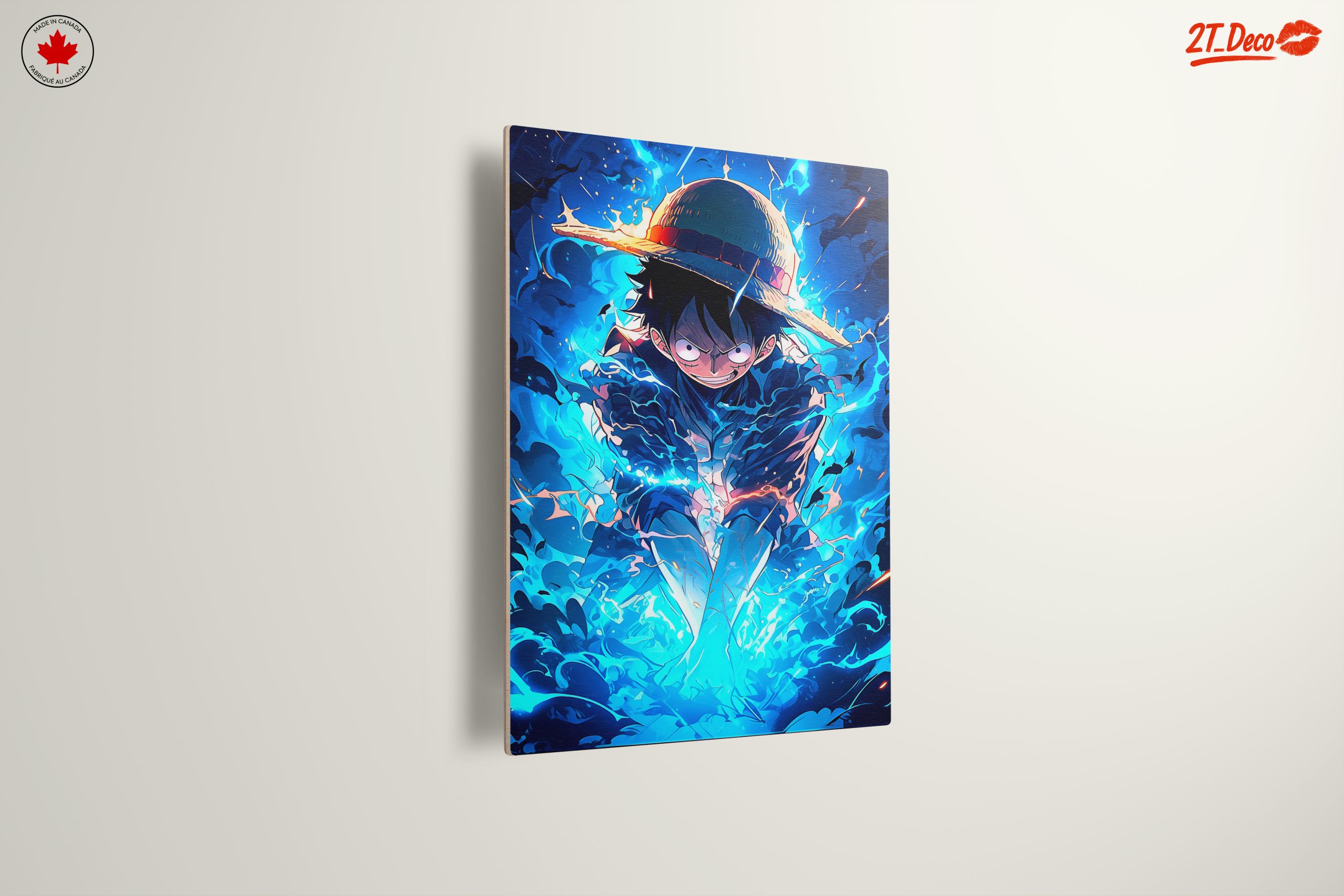 Luffy From One Piece Stormy Sea Artwork - Image 13