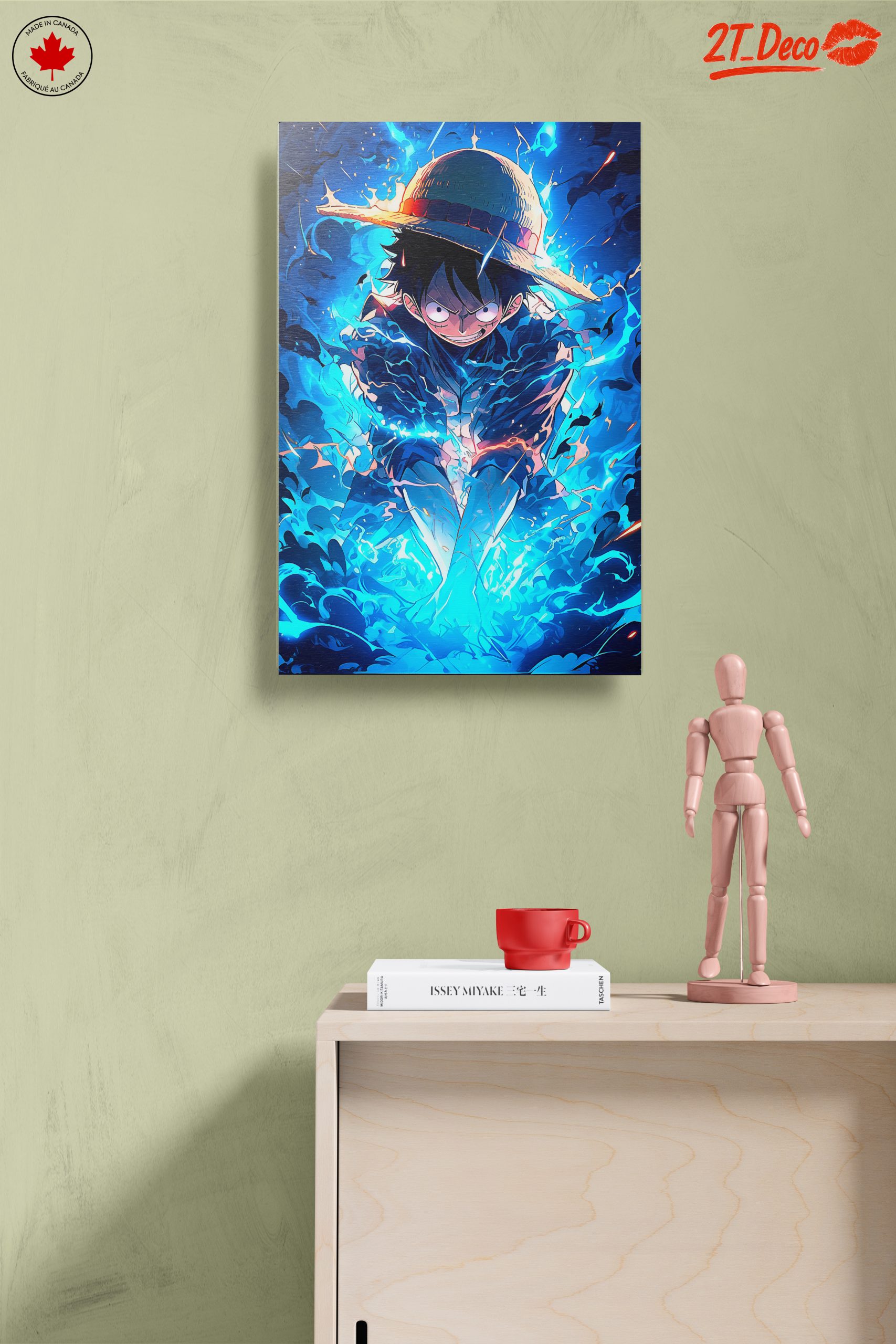 Luffy From One Piece Stormy Sea Artwork - Image 14