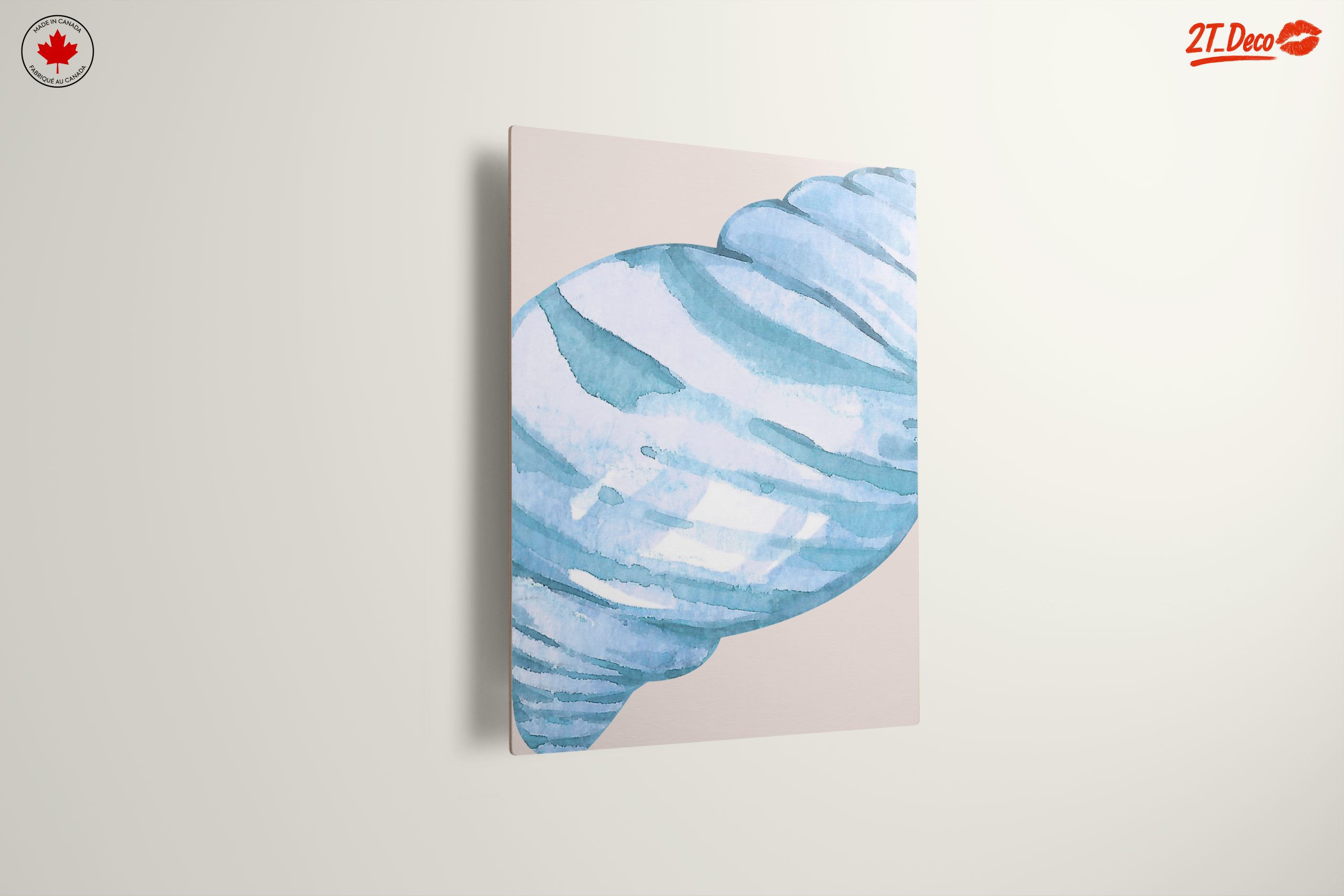Watercolor Coastal Shell Art - Image 13