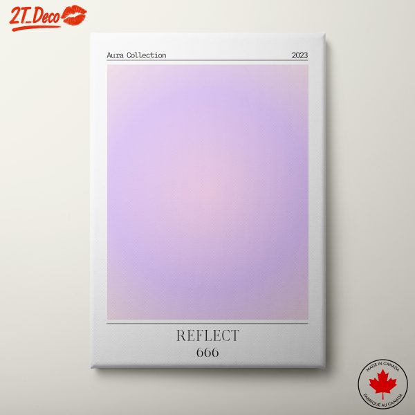 Reflective Abstract Aura Art