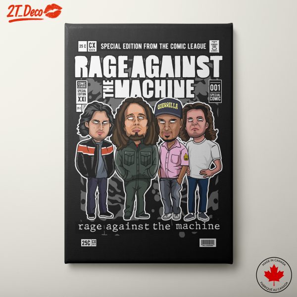 Rage Against the Machine Artistic Illustration