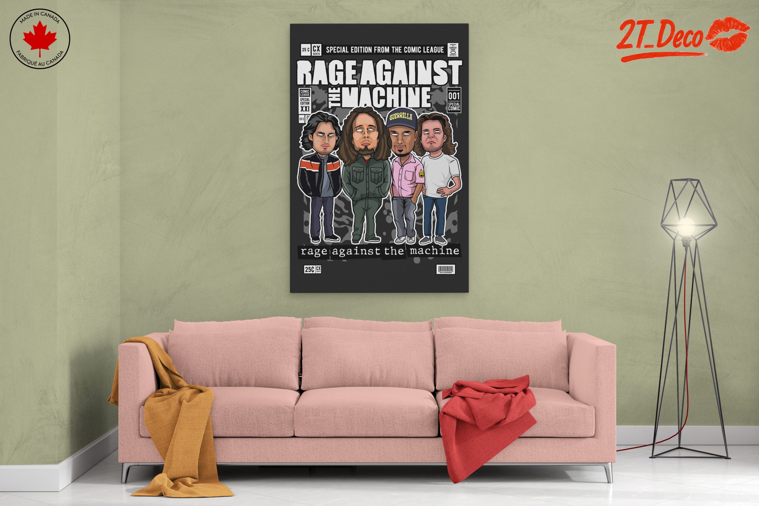 Rage Against the Machine Artistic Illustration - Image 2