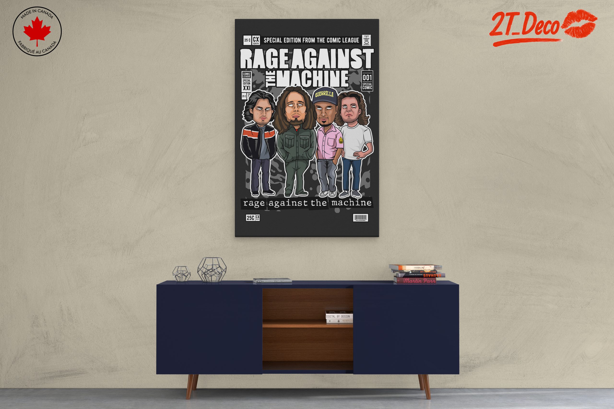 Rage Against the Machine Artistic Illustration - Image 3