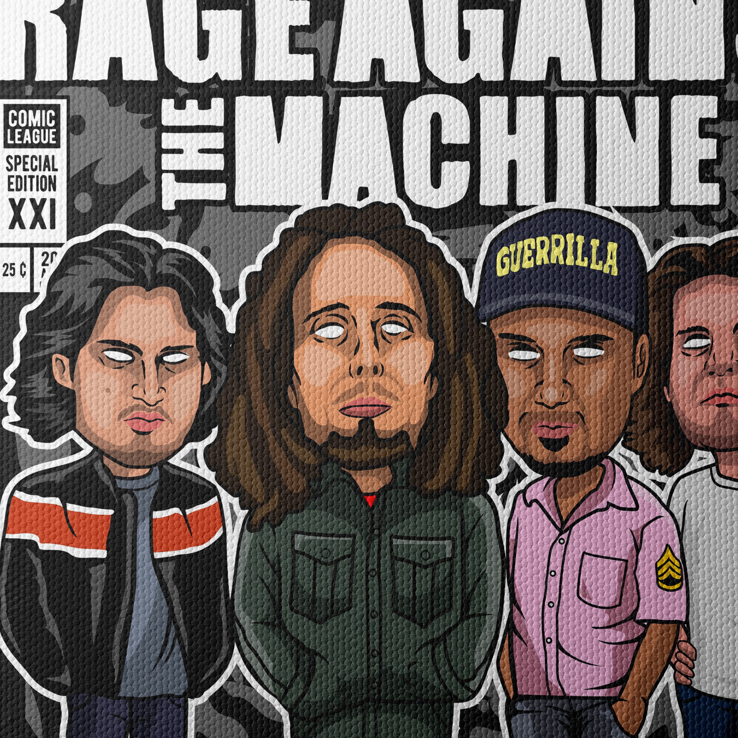 Rage Against the Machine Artistic Illustration - Image 4