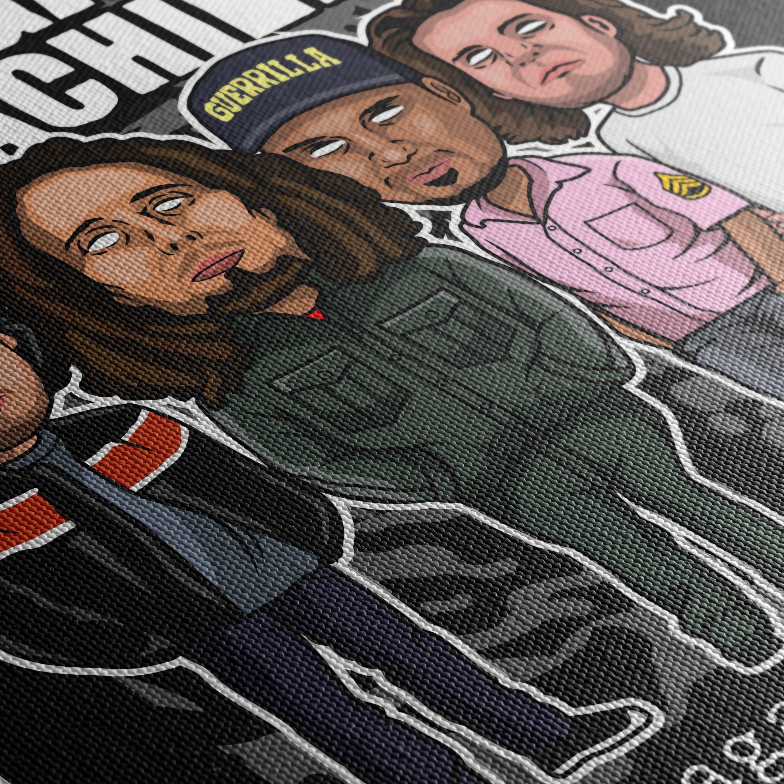 Rage Against the Machine Artistic Illustration - Image 5