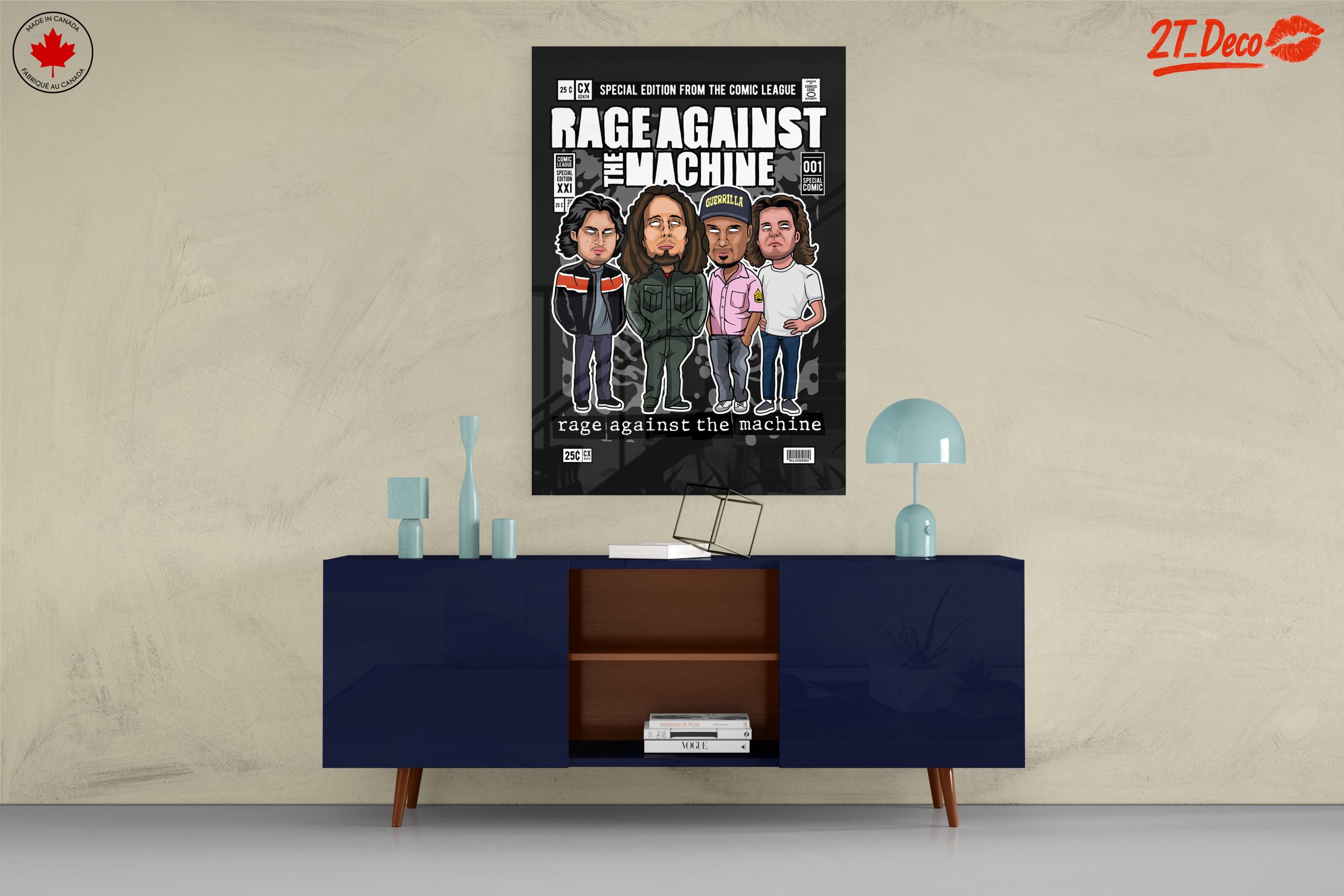 Rage Against the Machine Artistic Illustration - Image 8