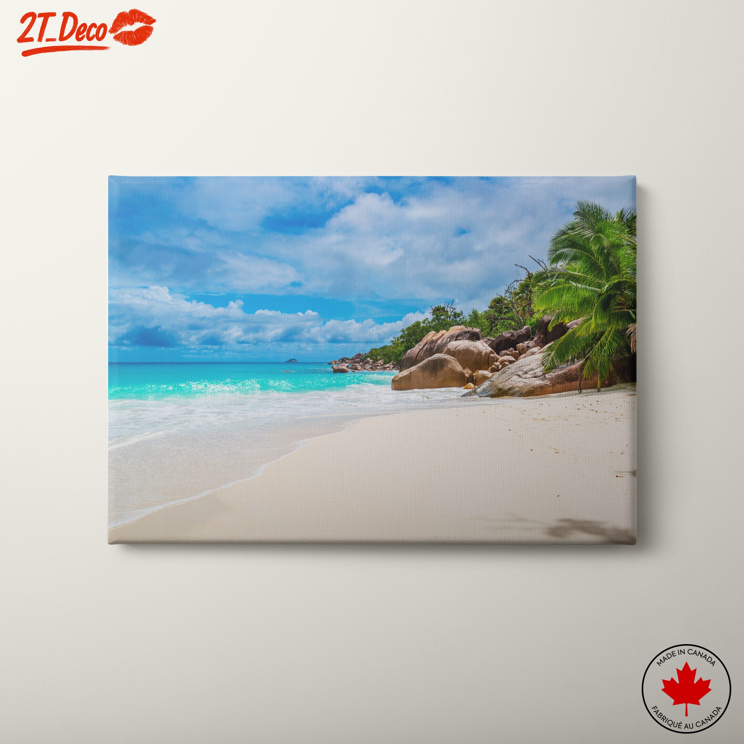 Vibrant Tropical Beach Scene