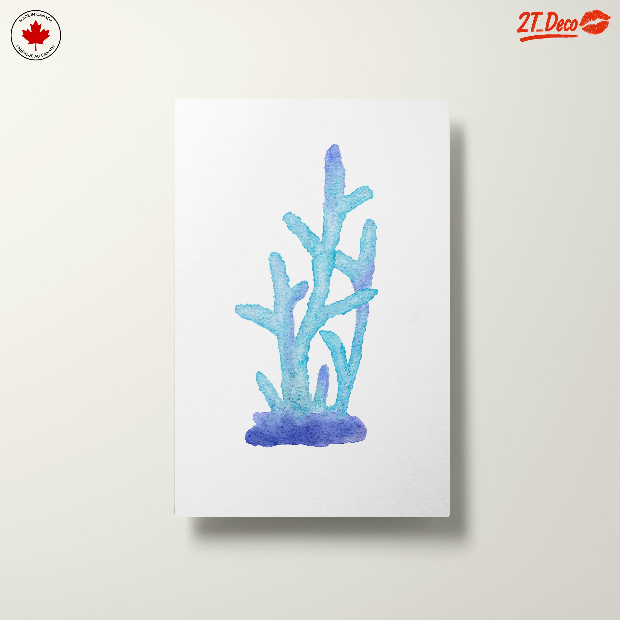 Underwater Coral Artwork in Soft Watercolors - Image 10