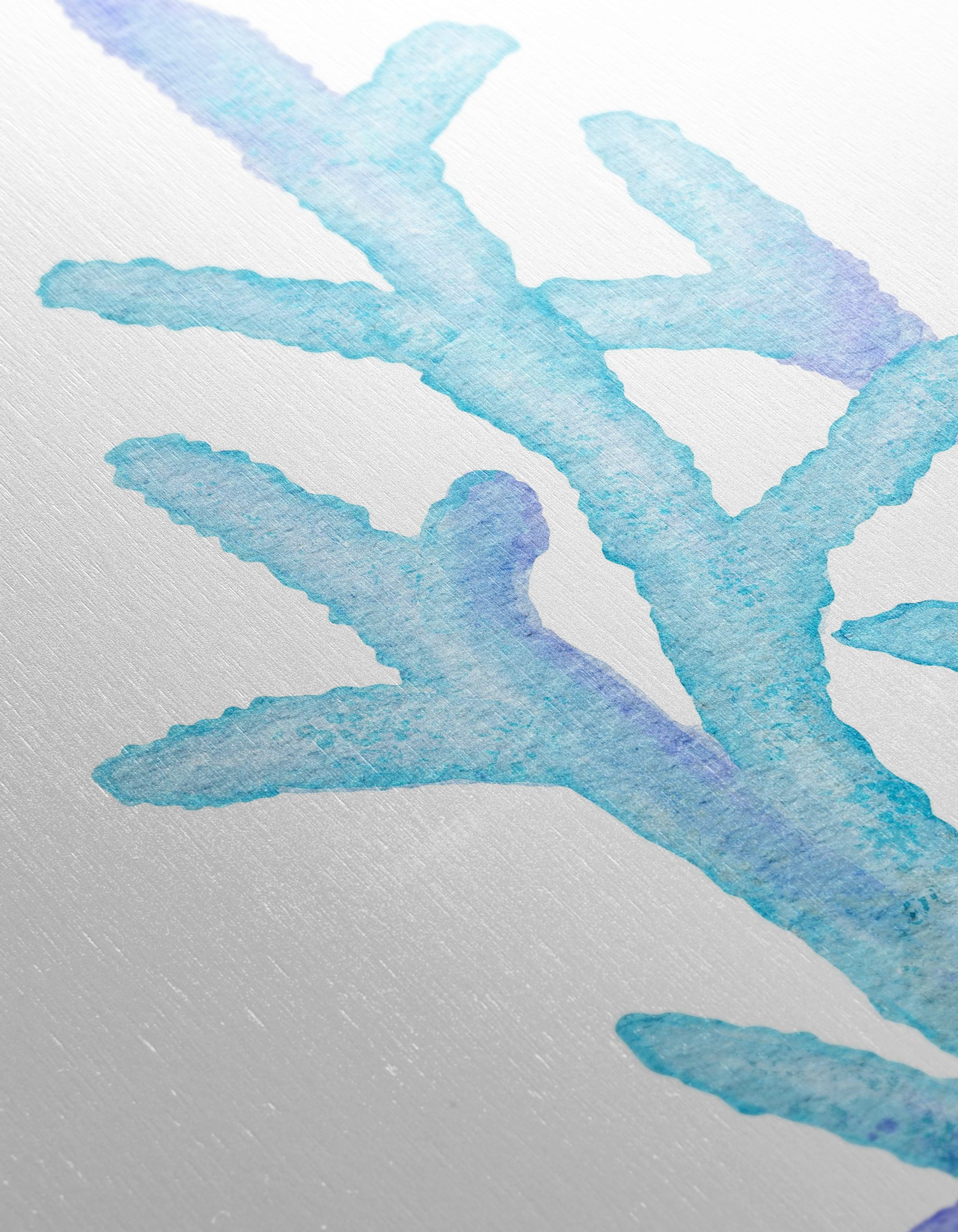 Underwater Coral Artwork in Soft Watercolors - Image 12