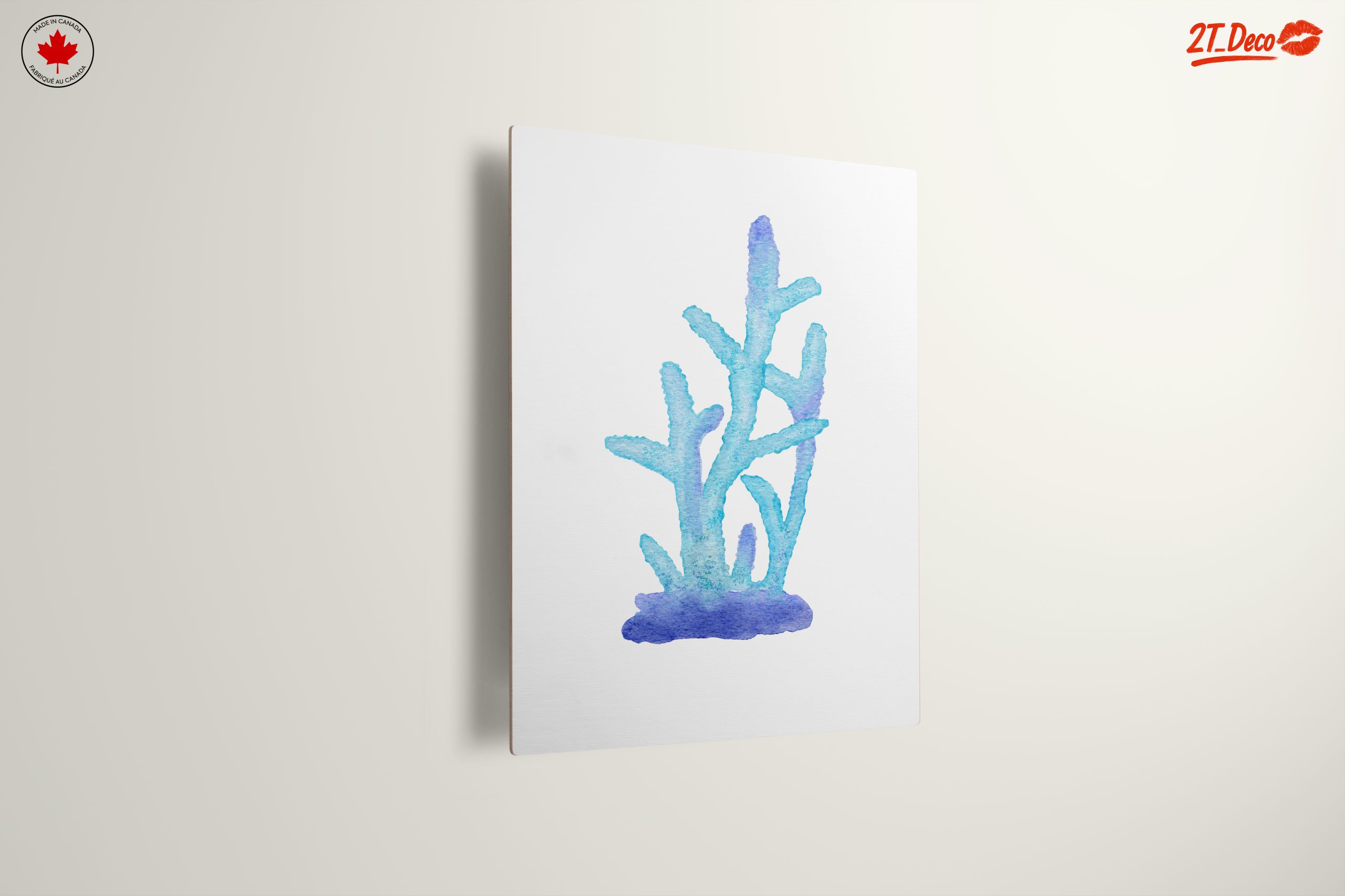 Underwater Coral Artwork in Soft Watercolors - Image 13