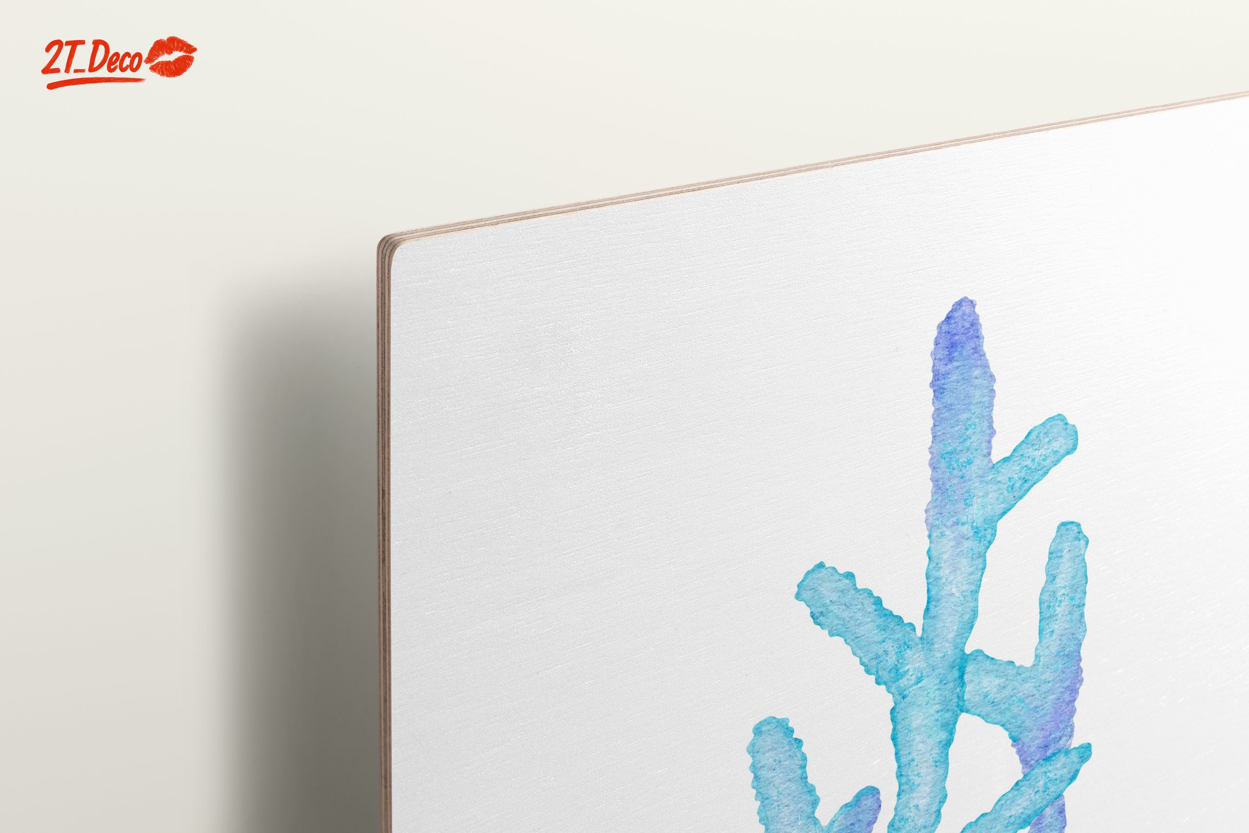 Underwater Coral Artwork in Soft Watercolors - Image 15