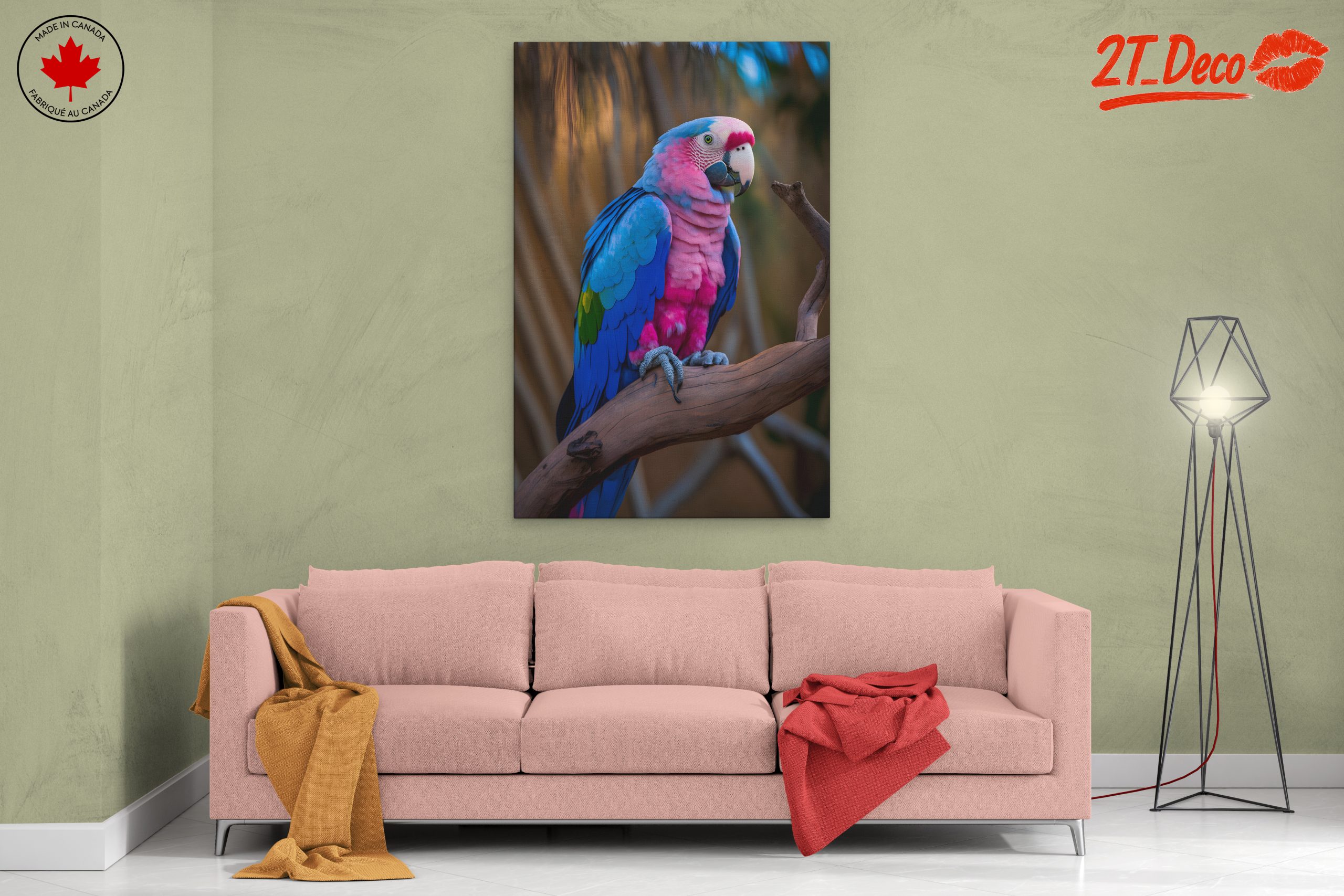 Colorful Parrot Wall Art 3 - Image 2