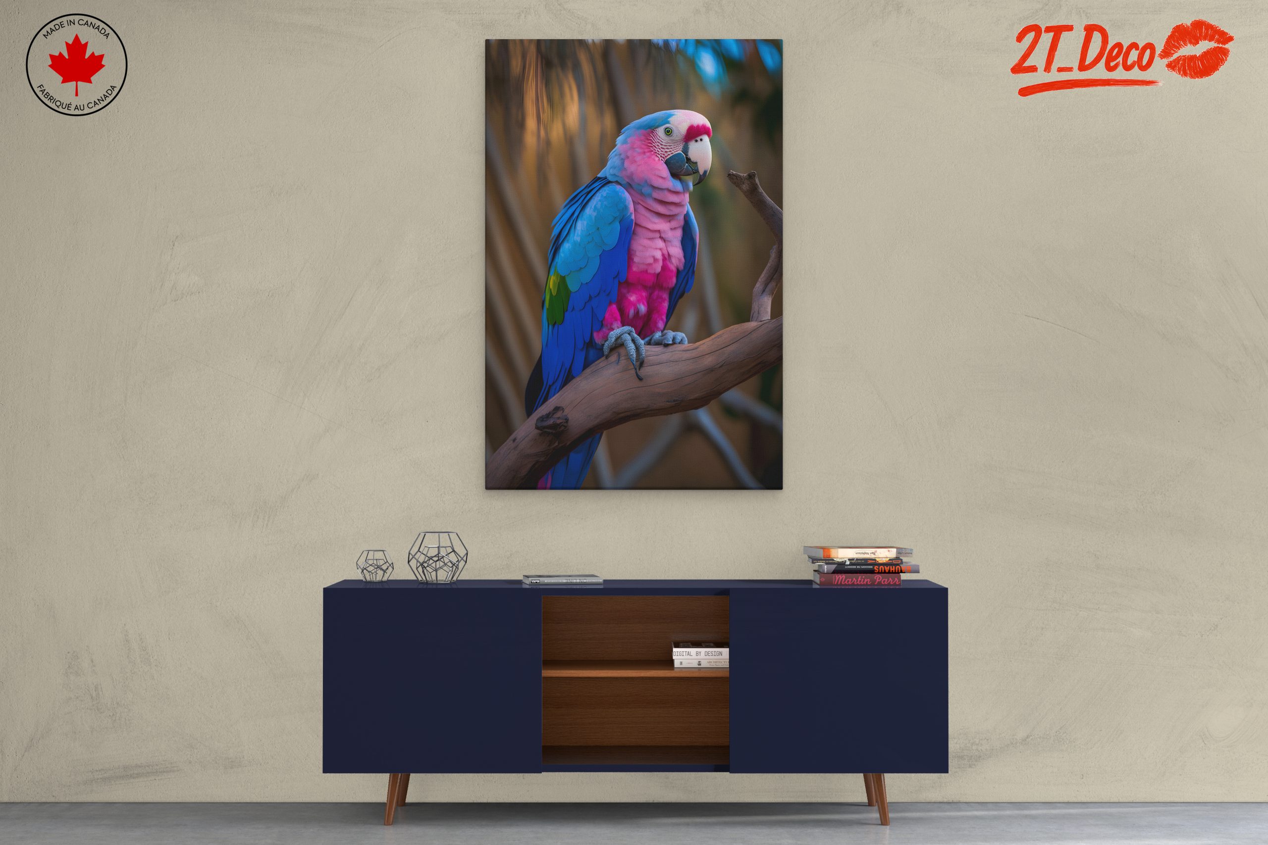 Colorful Parrot Wall Art 3 - Image 3