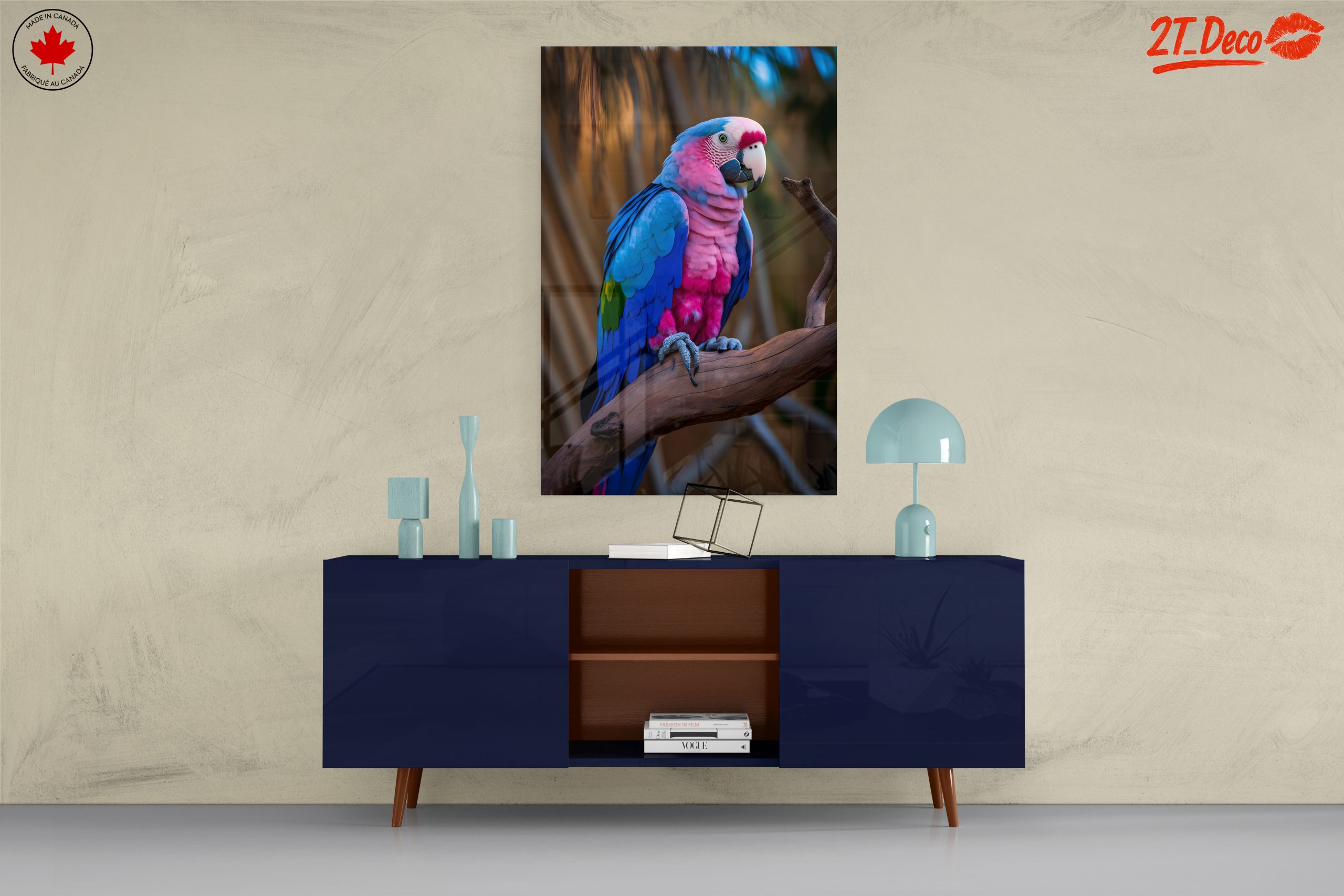 Colorful Parrot Wall Art 3 - Image 8