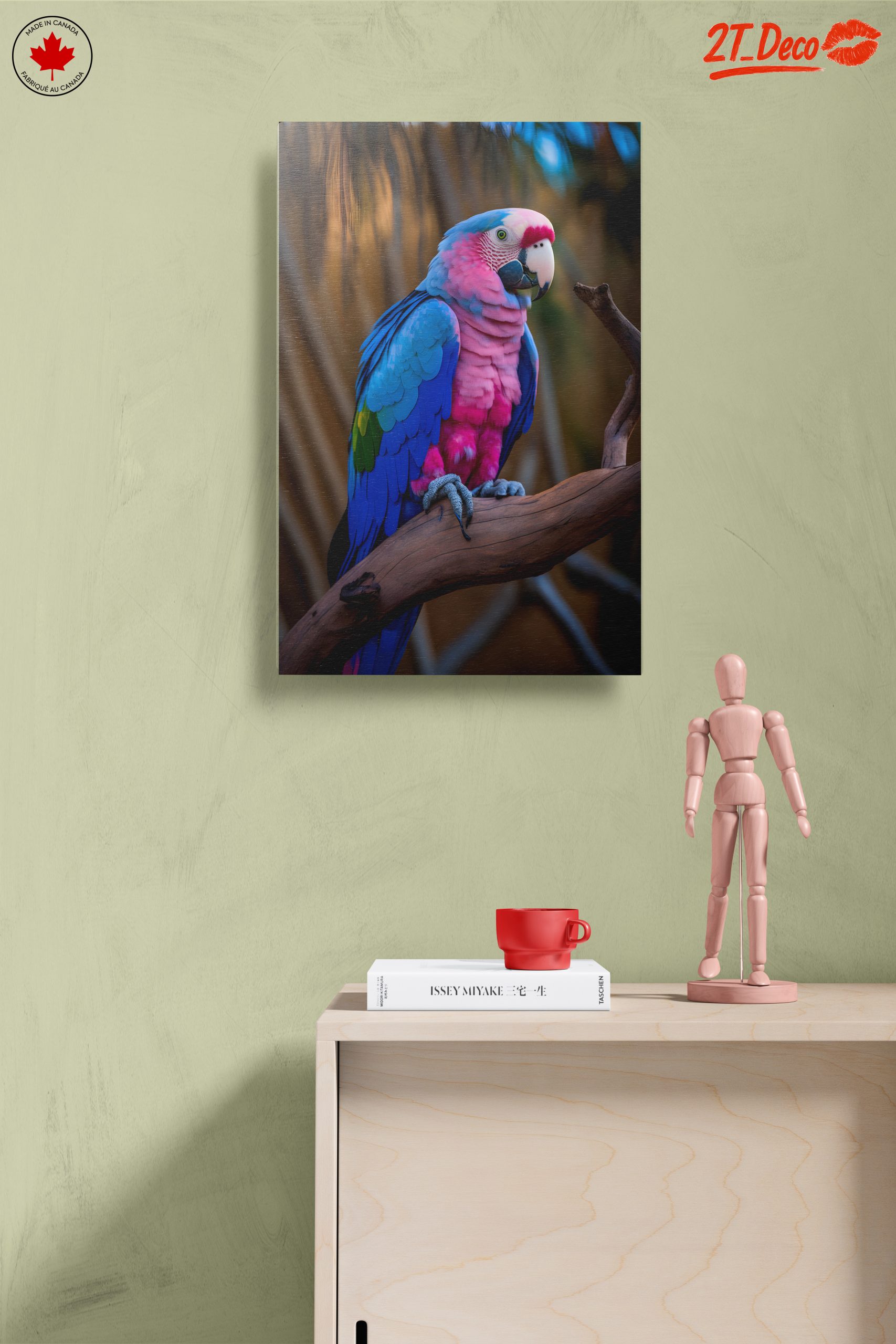 Colorful Parrot Wall Art 3 - Image 14